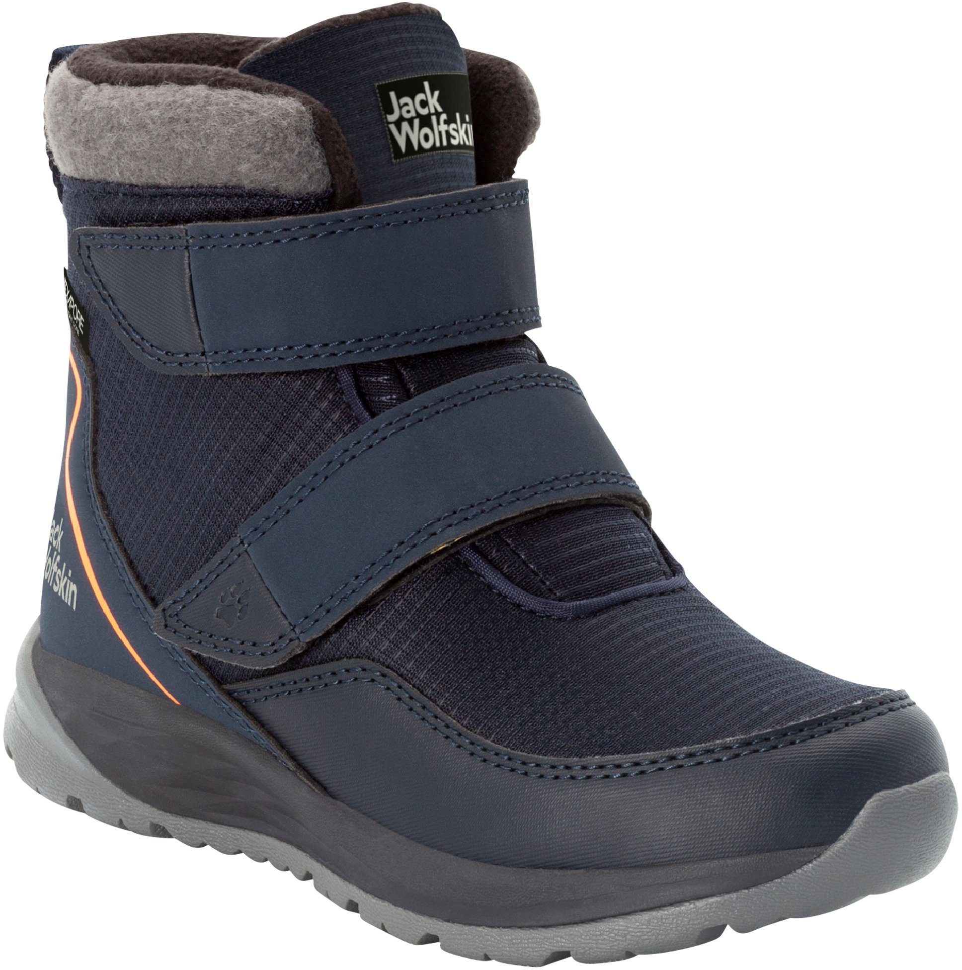 Jack Wolfskin Winterlaarzen POLAR BEAR TEXAPORE MID VC K waterdicht met klittenbandsluiting