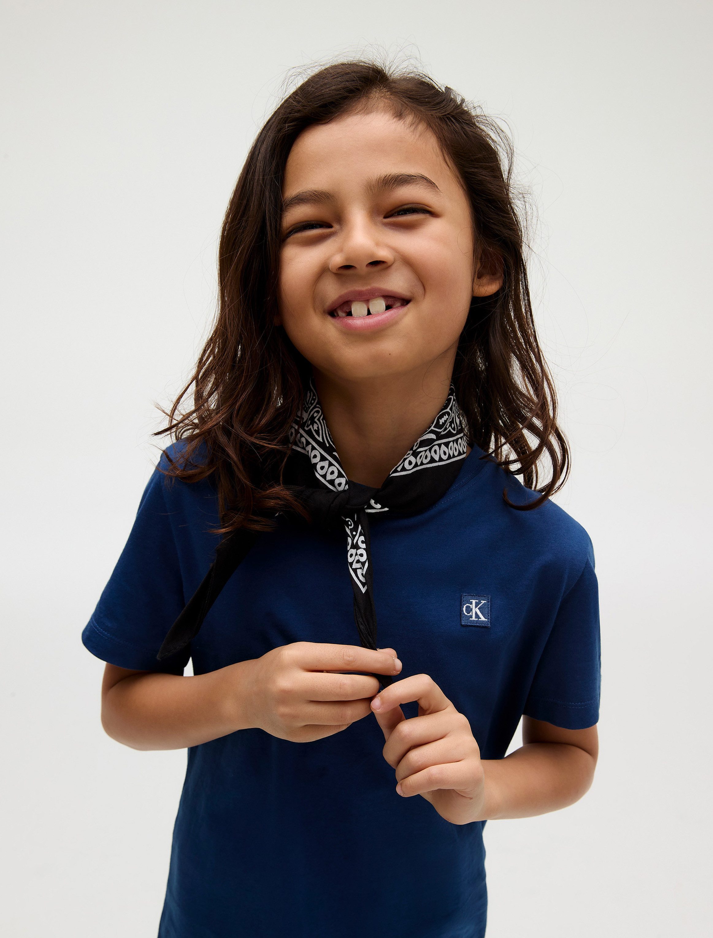 Calvin Klein Wijde jeans SKATER VISUAL BLUE CF voor kinderen tot 16 jaar