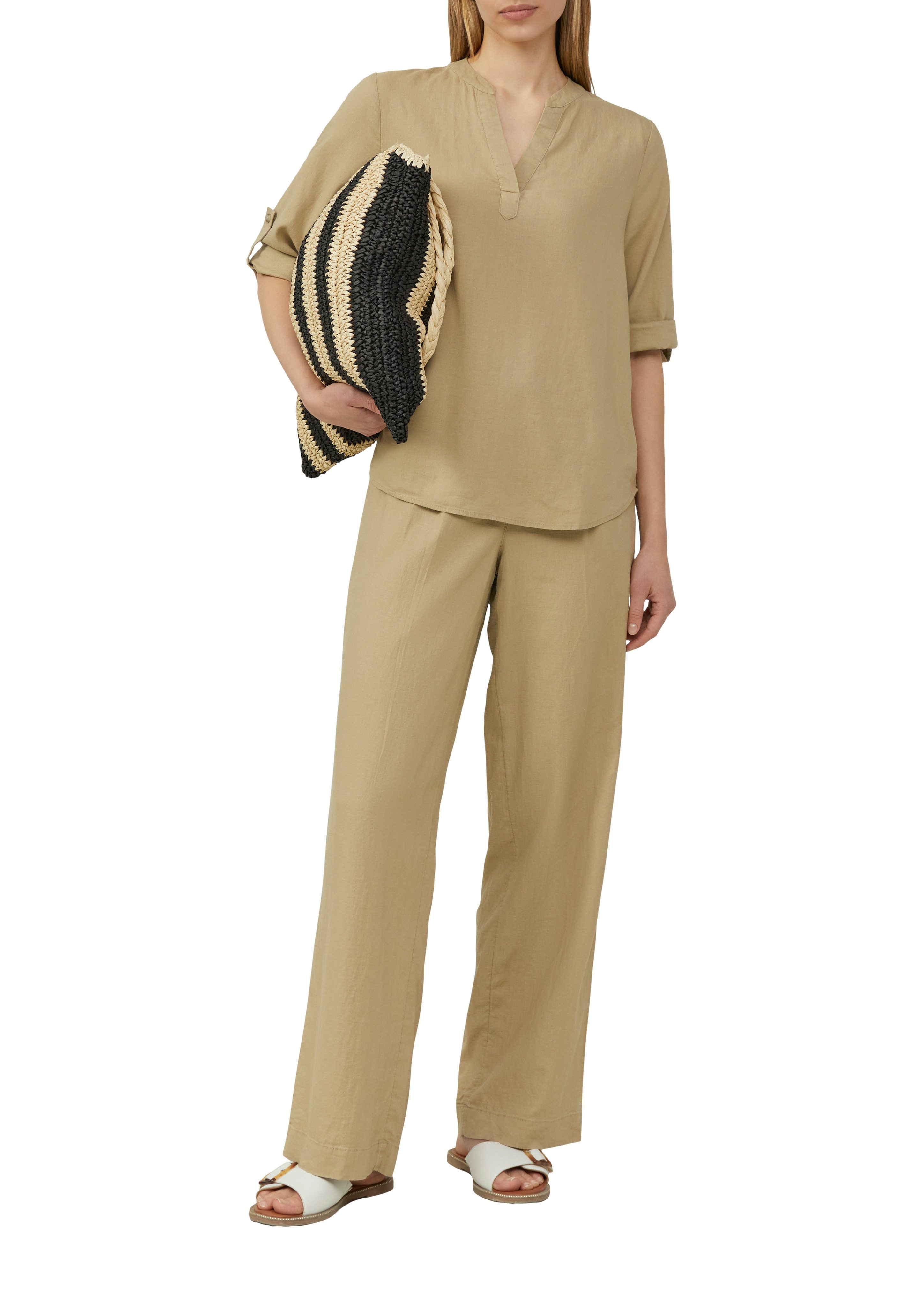 s.Oliver Klassieke blouse met turn-up