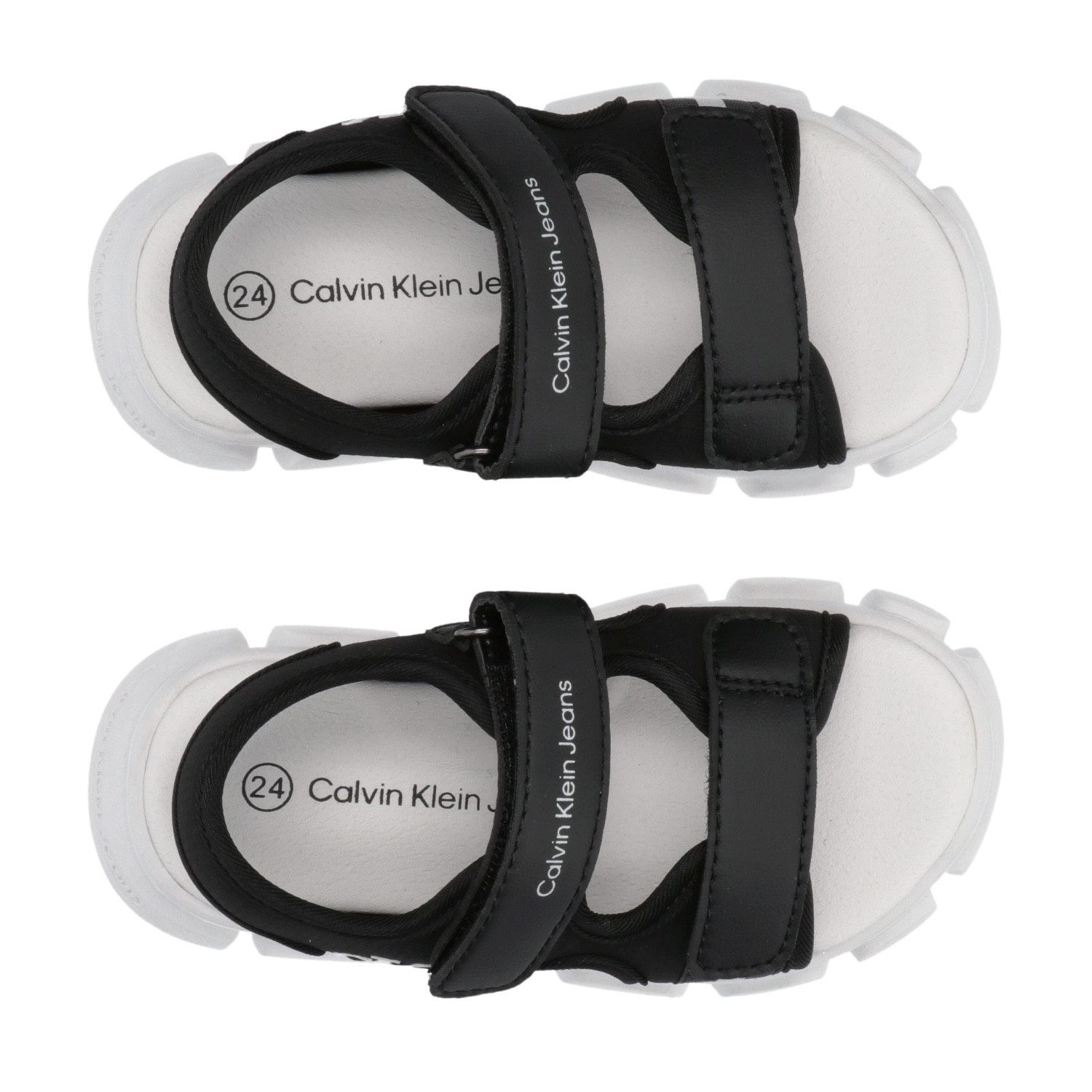 Calvin Klein Sandalen , plateausandaal, sandaal, klittenbandschoen met klittenbandsluiting