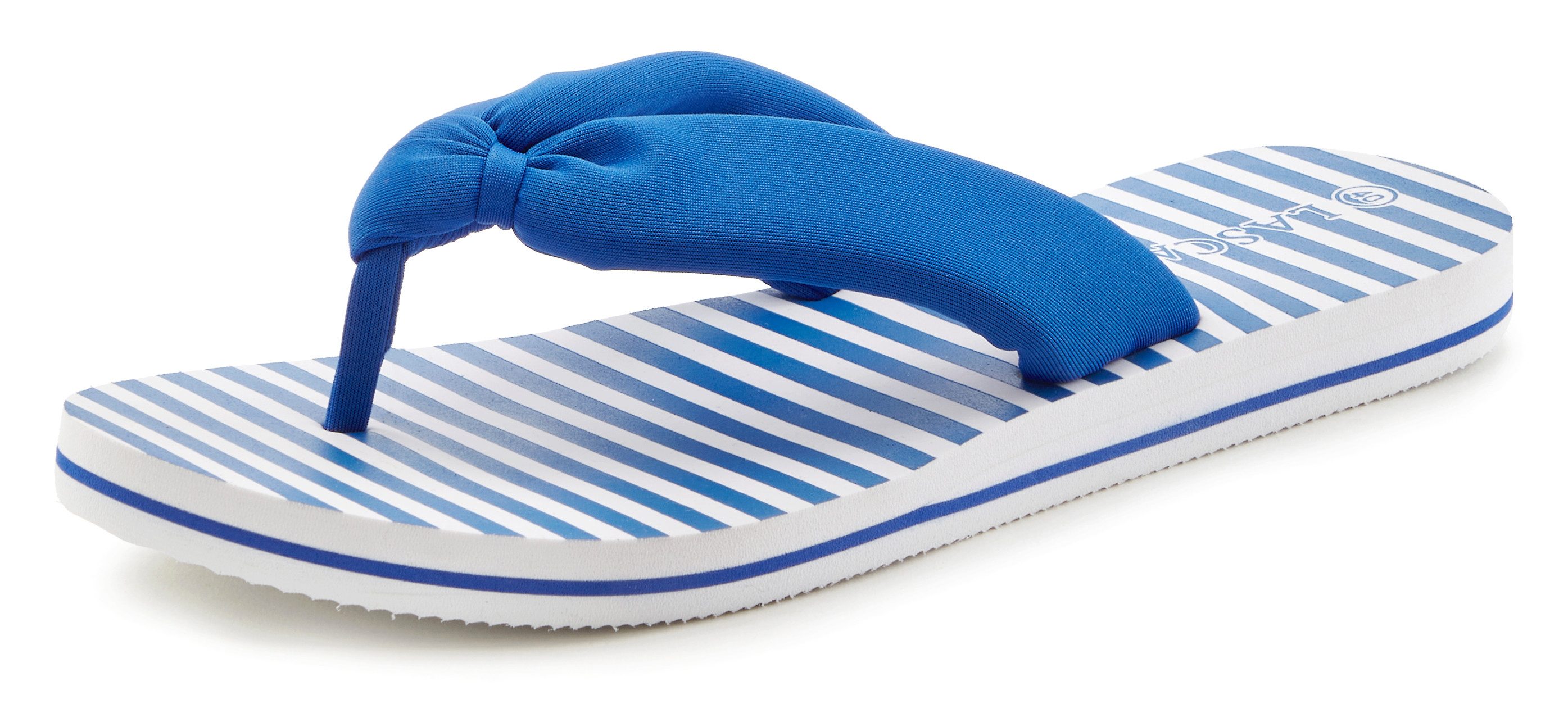 Lascana Badslippers Sandaal, pantoletten, badschoen ultralicht met zacht band VEGAN