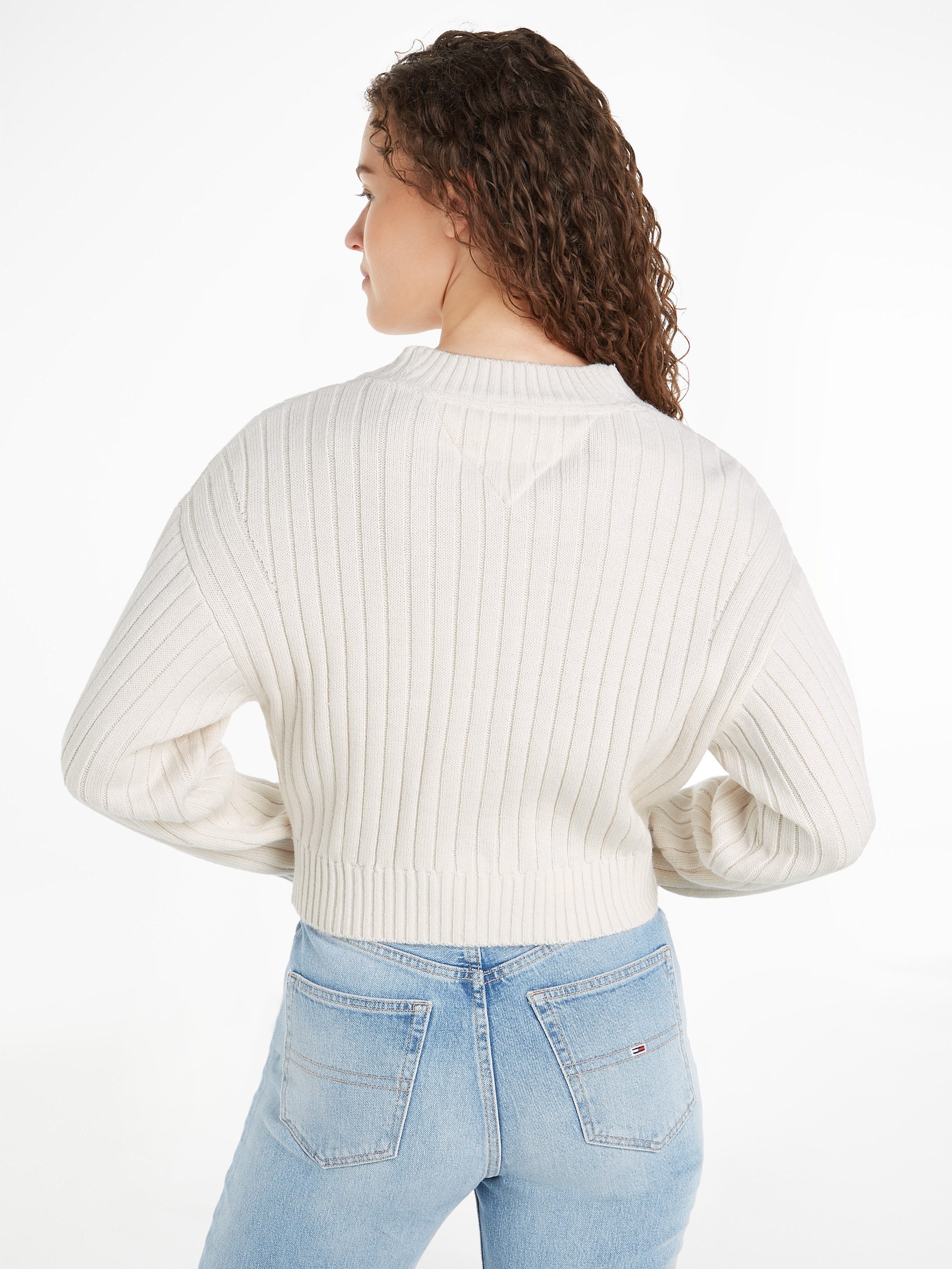 Tommy Jeans Curve Vest TJW BADGE V-NECK CARDIGAN EXT