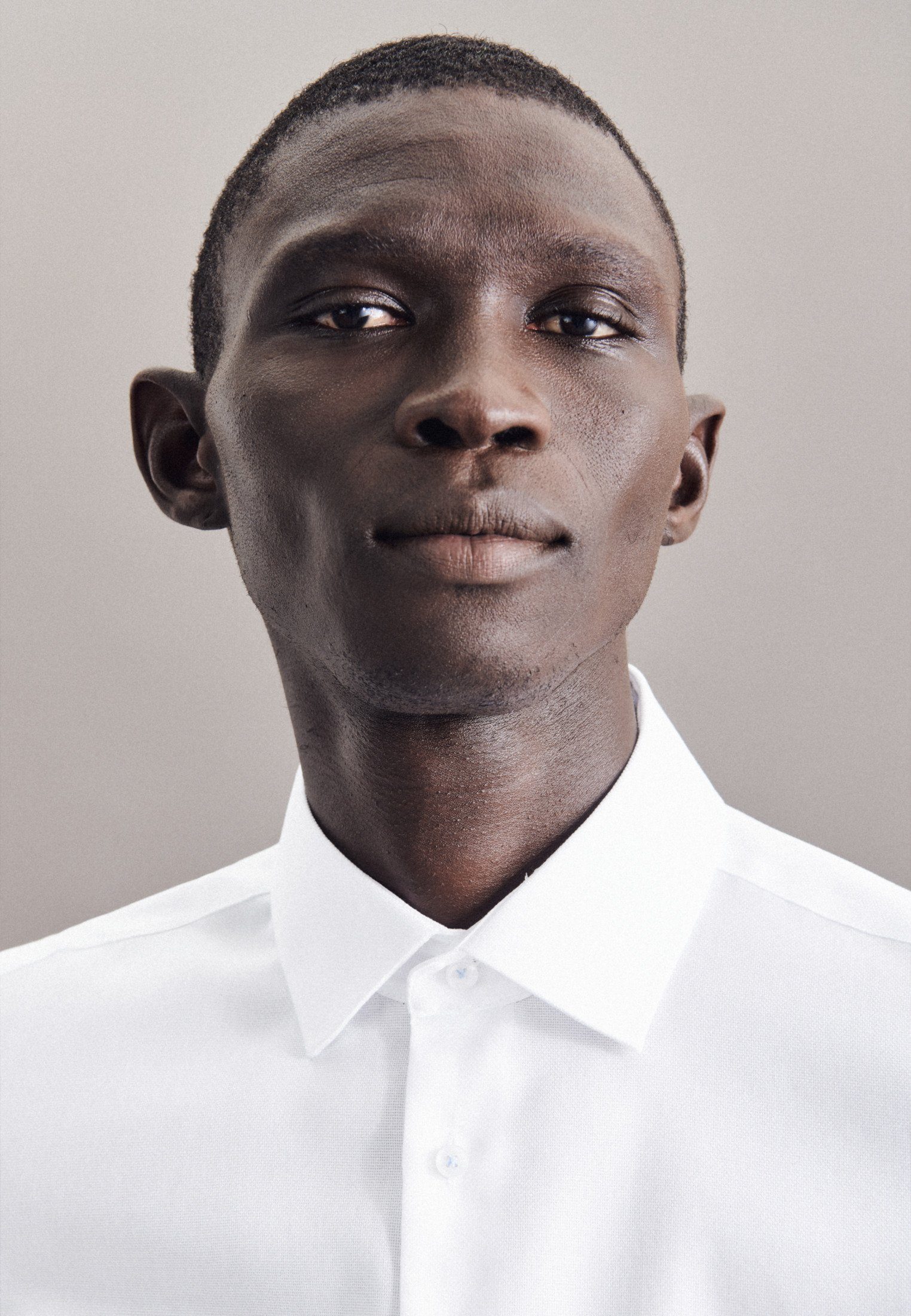 seidensticker Businessoverhemd Slim lange mouwen kentkraag uni