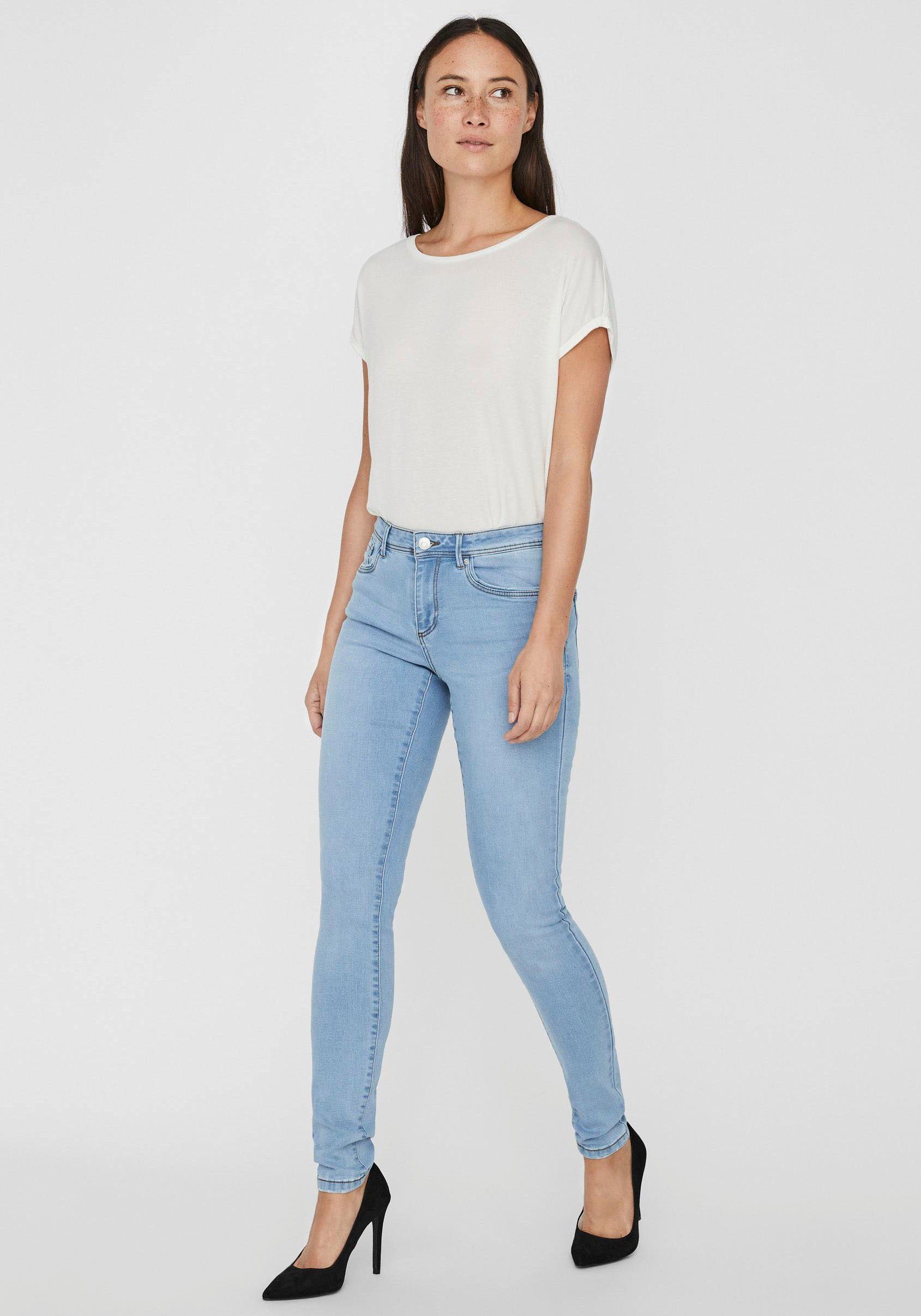 Vero Moda Skinny fit jeans VMTANYA MR S PIPING JEANS VI352 GA NOOS