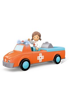 toddys by siku speelgoed-ambulance anna amby (0125) met licht en geluid oranje