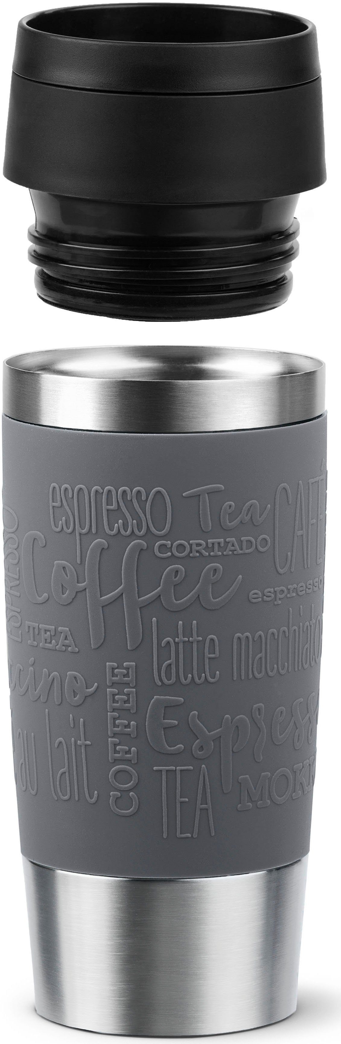 Emsa Thermosbeker Travel Mug Classic, met 360° drinkopening 4u heet, 8u koud - 360 ml / 6u heet, 12u koud - 500 ml, 100% dicht