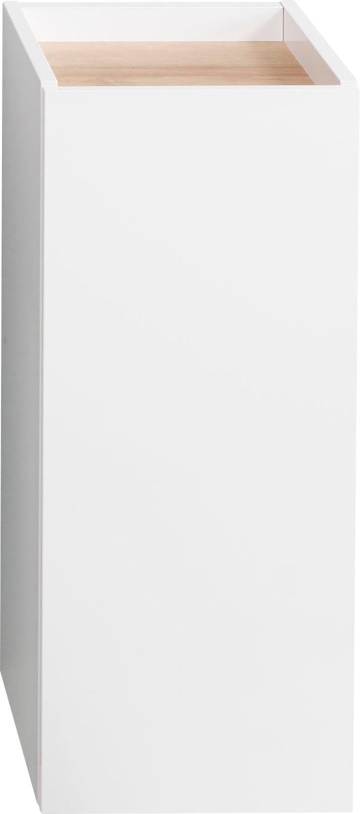 Saphir Onderkast Quickset 947 badkamerkast met 1 deur, 1 legplank, 30 cm breed Badkamer onderkast incl. deurdempers, hoogglans wit, greeploos