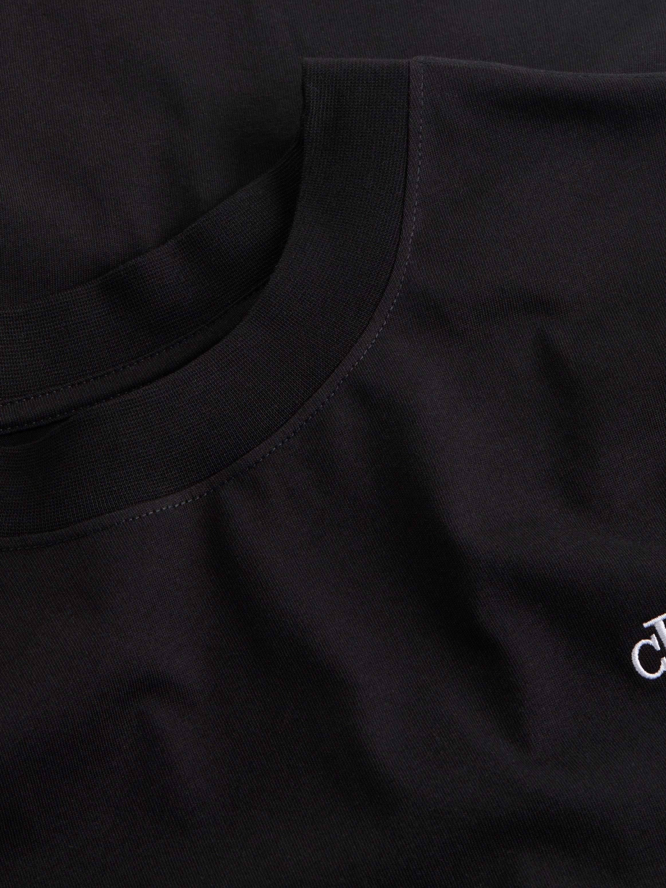 Calvin Klein T-shirt SERIF FONT GRAPHIC TEE met groot logo op de rug