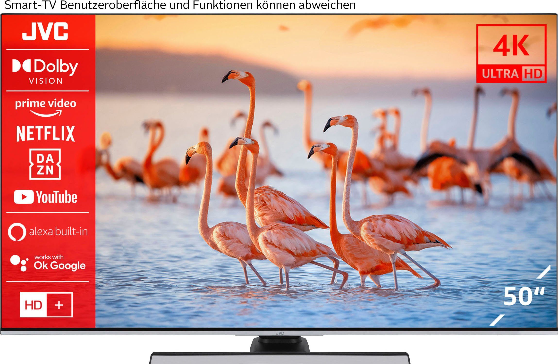 JVC LCD-led-TV LT-50VU8156, 126 cm / 50 ", 4K Ultra HD, Smart TV