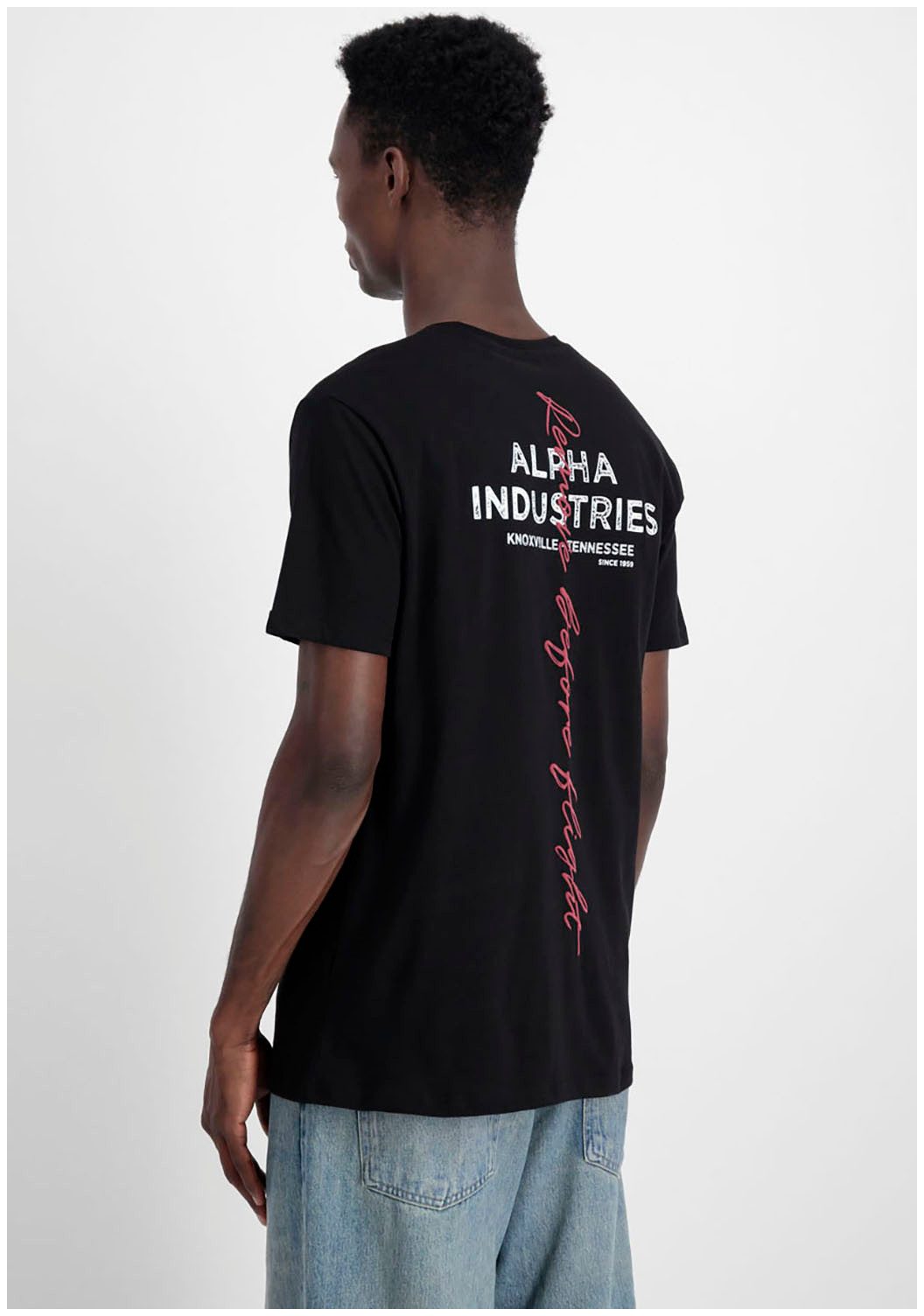 Alpha Industries Shirt met ronde hals Signature BP T
