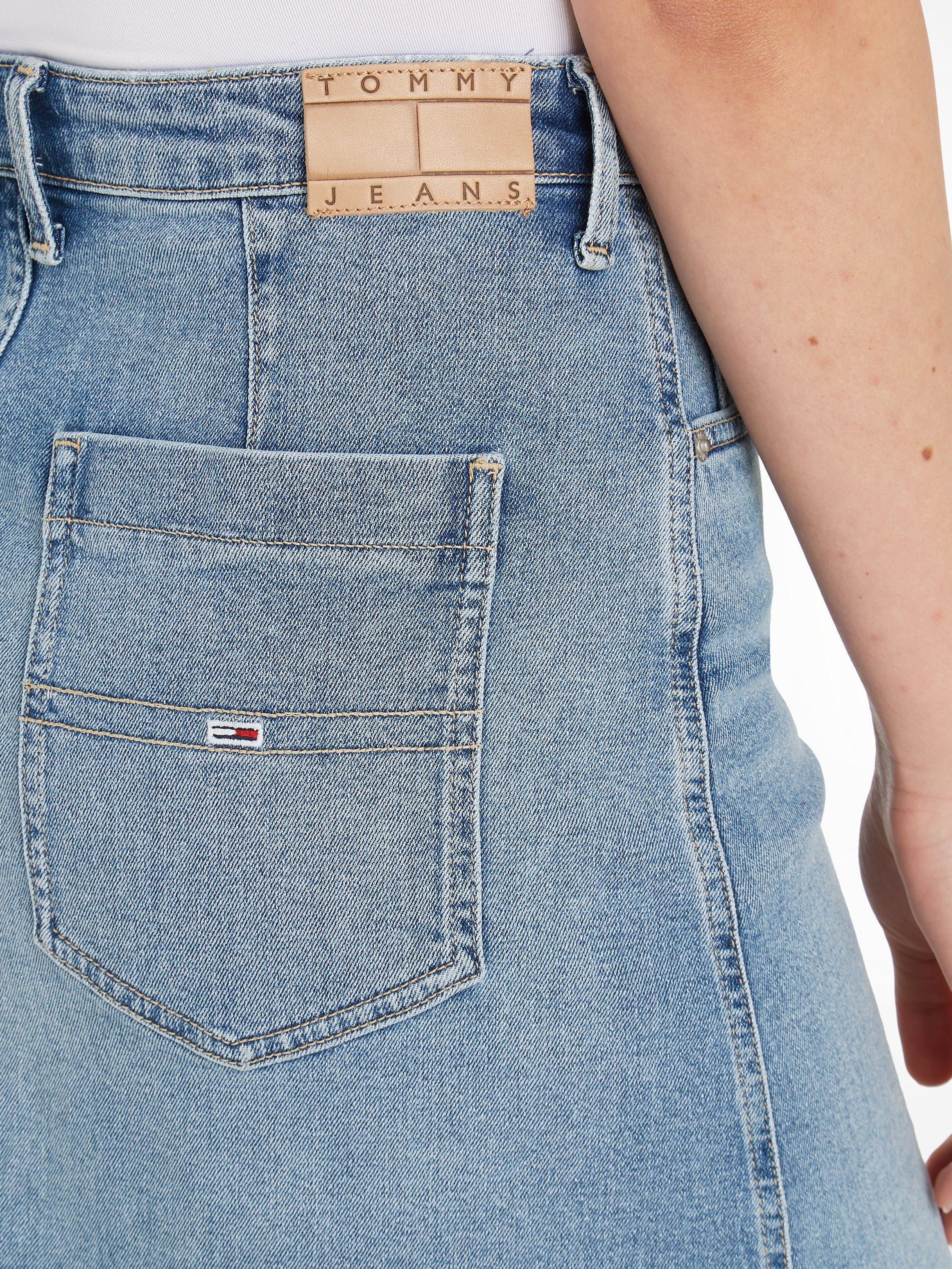 TOMMY JEANS Rok in a-lijn ALINE SKIRT BH0130 Webrok in 5-pocket stijl