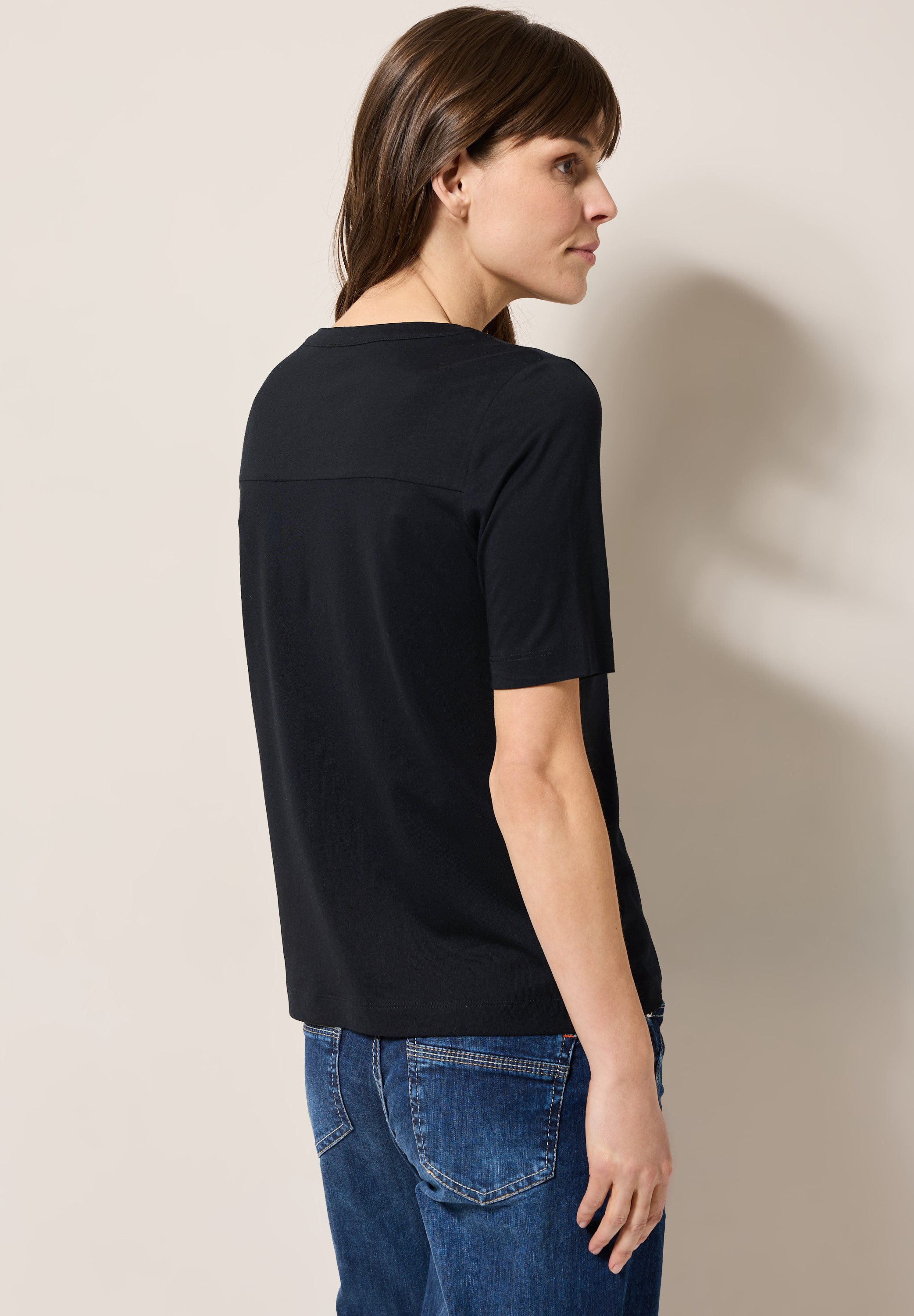 Cecil T-shirt in tuniek-look