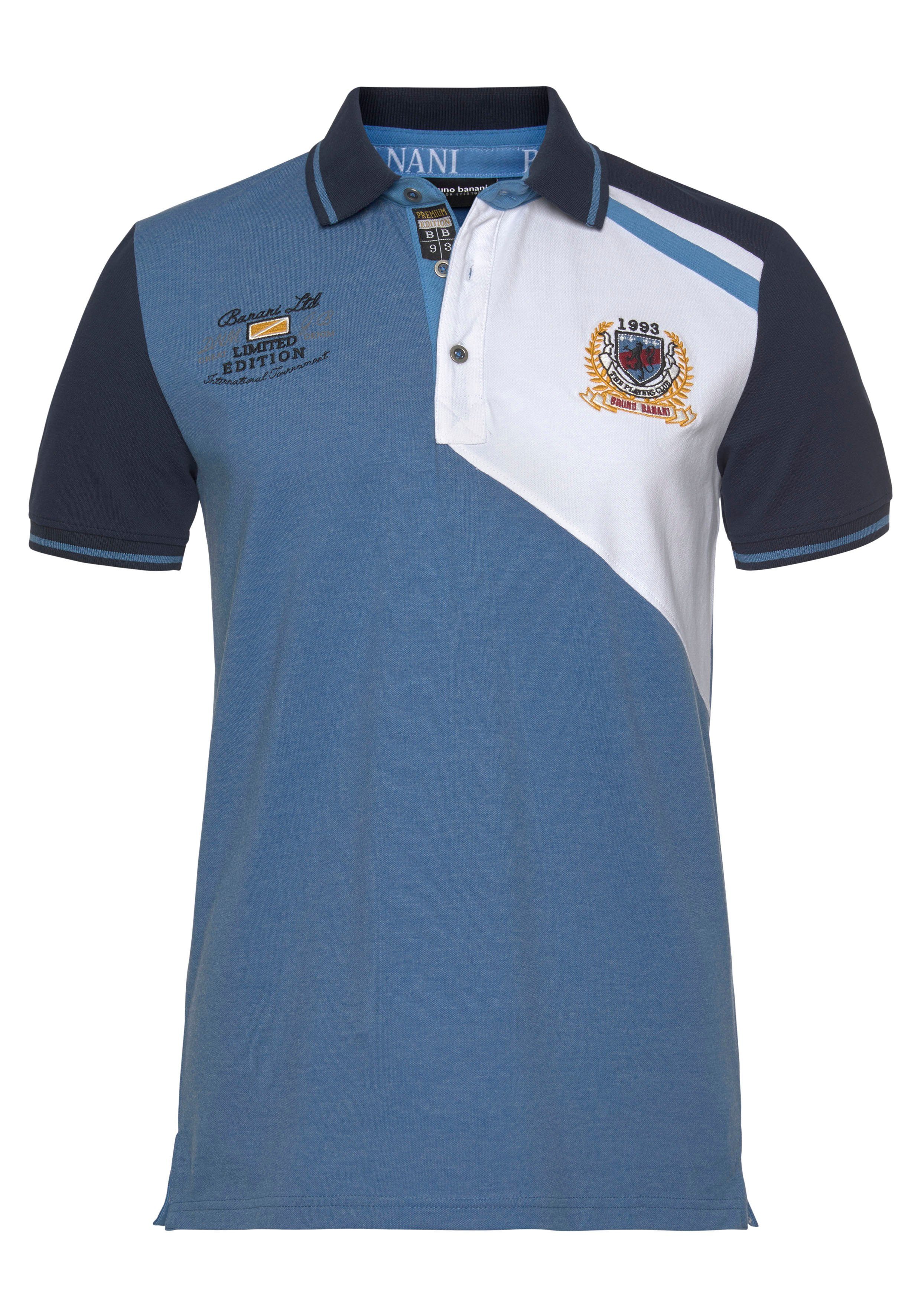 Bruno Banani Poloshirt Korte mouwen, lichaamsnauwkeurige pasvorm, effen, met polokraag