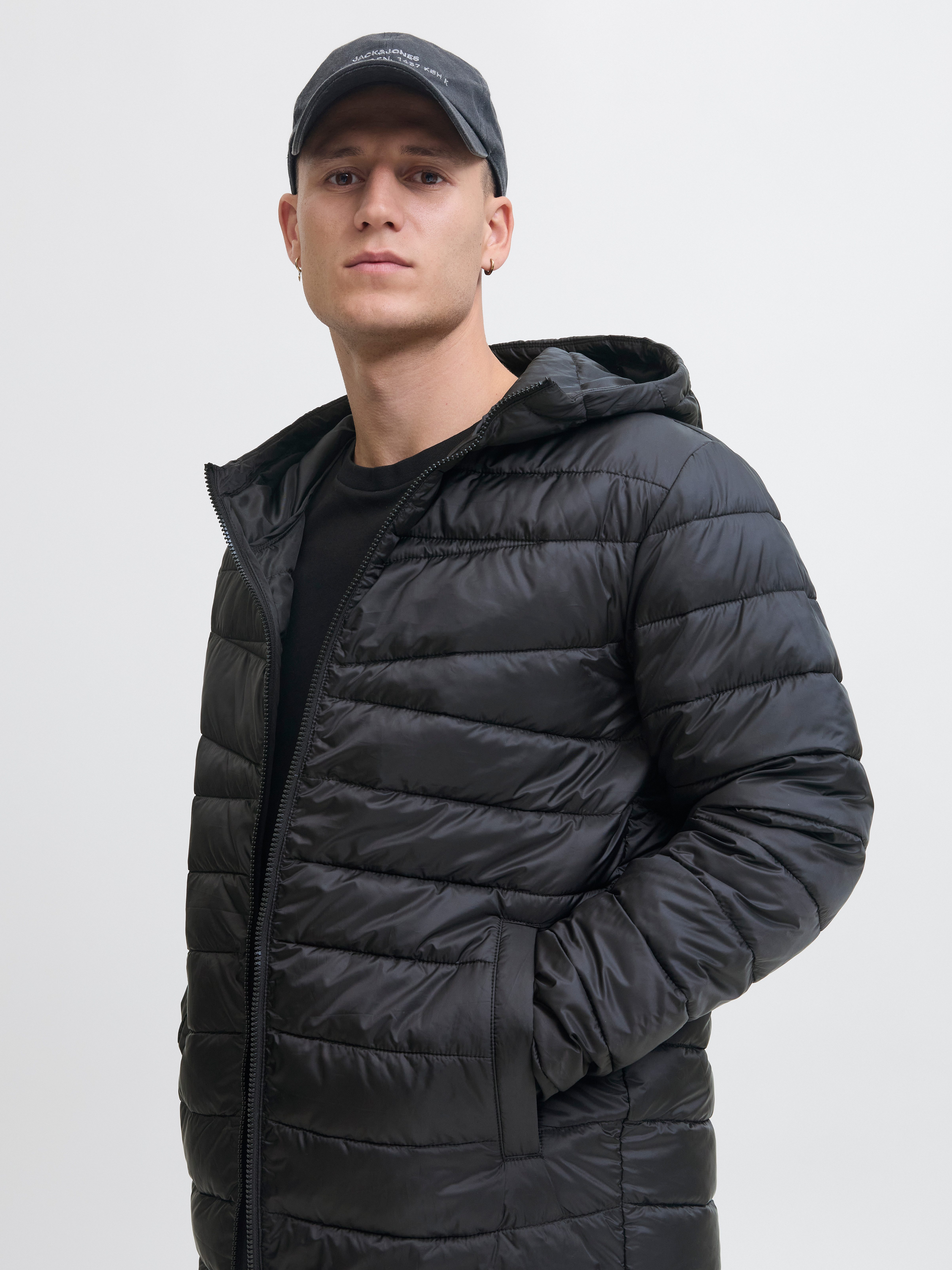 Jack & Jones Gewatteerde jas JJWEST LIGHT PUFFER HOOD
