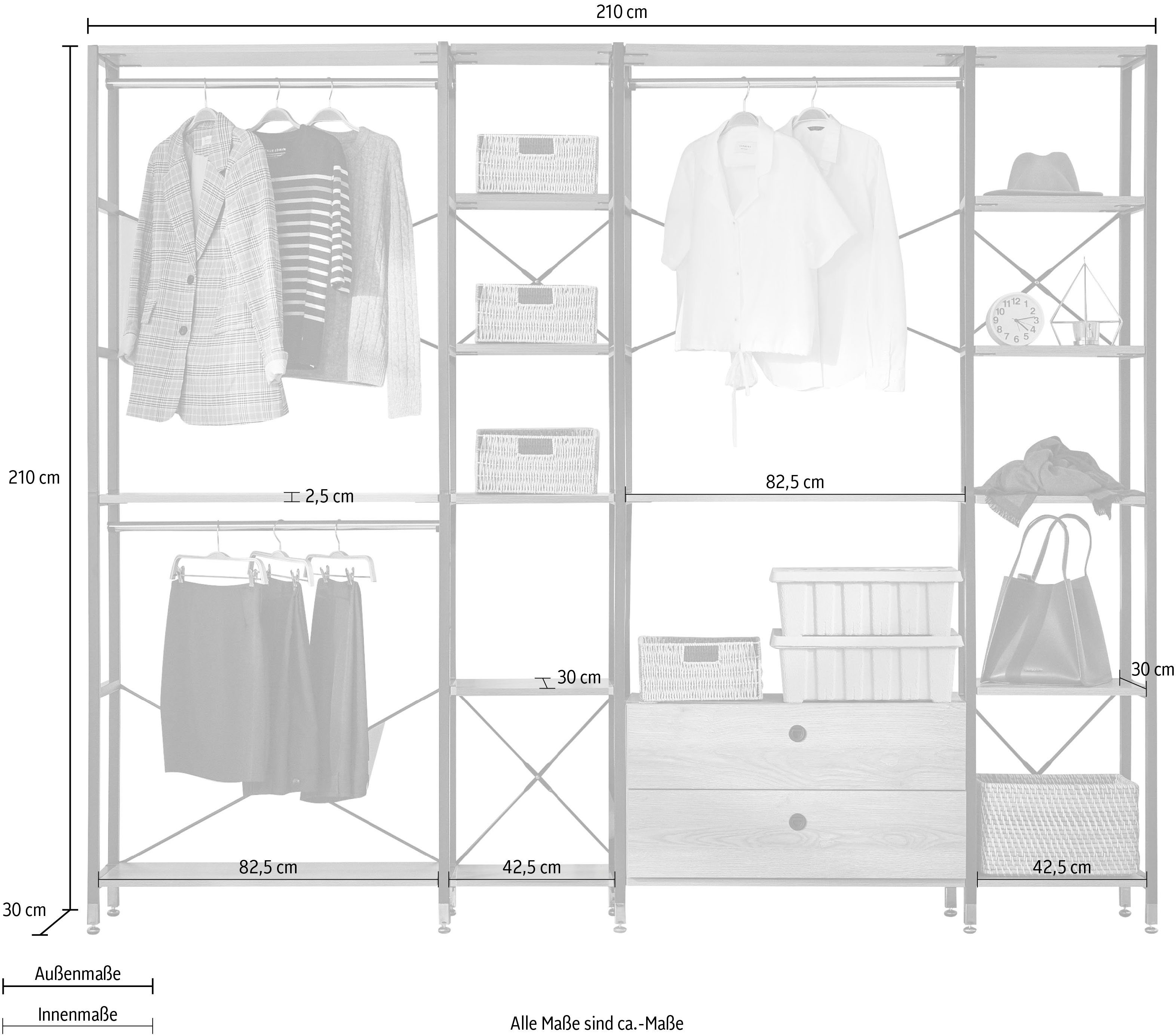 INOSIGN Multifunctionele kast Connor veelsoortig te gebruiken, voor alle kamers geschikt