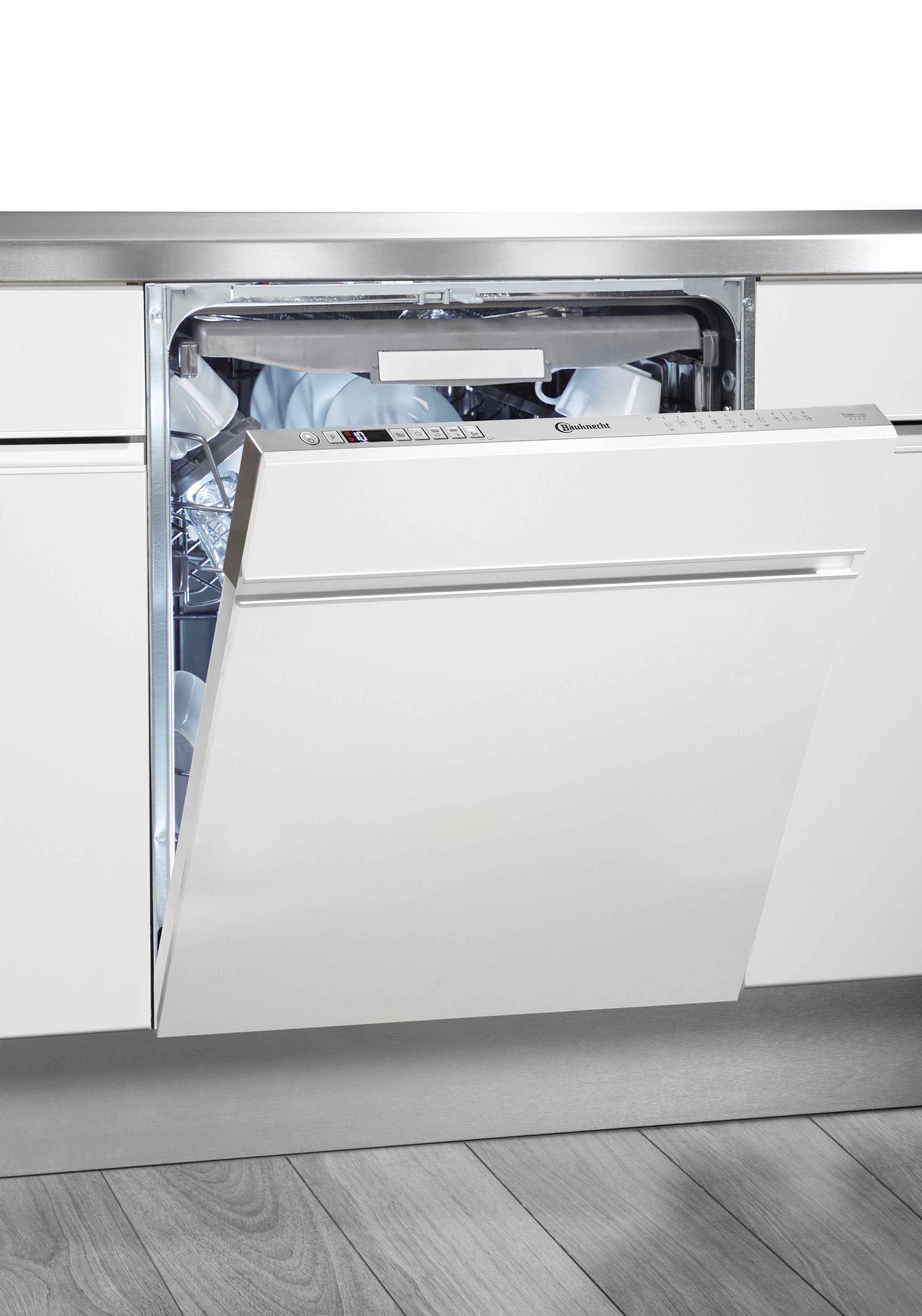BAUKNECHT Volledig geïntegreerde vaatwasser OBIO POWERCLEAN 6330, 82 cm x 59,8 cm