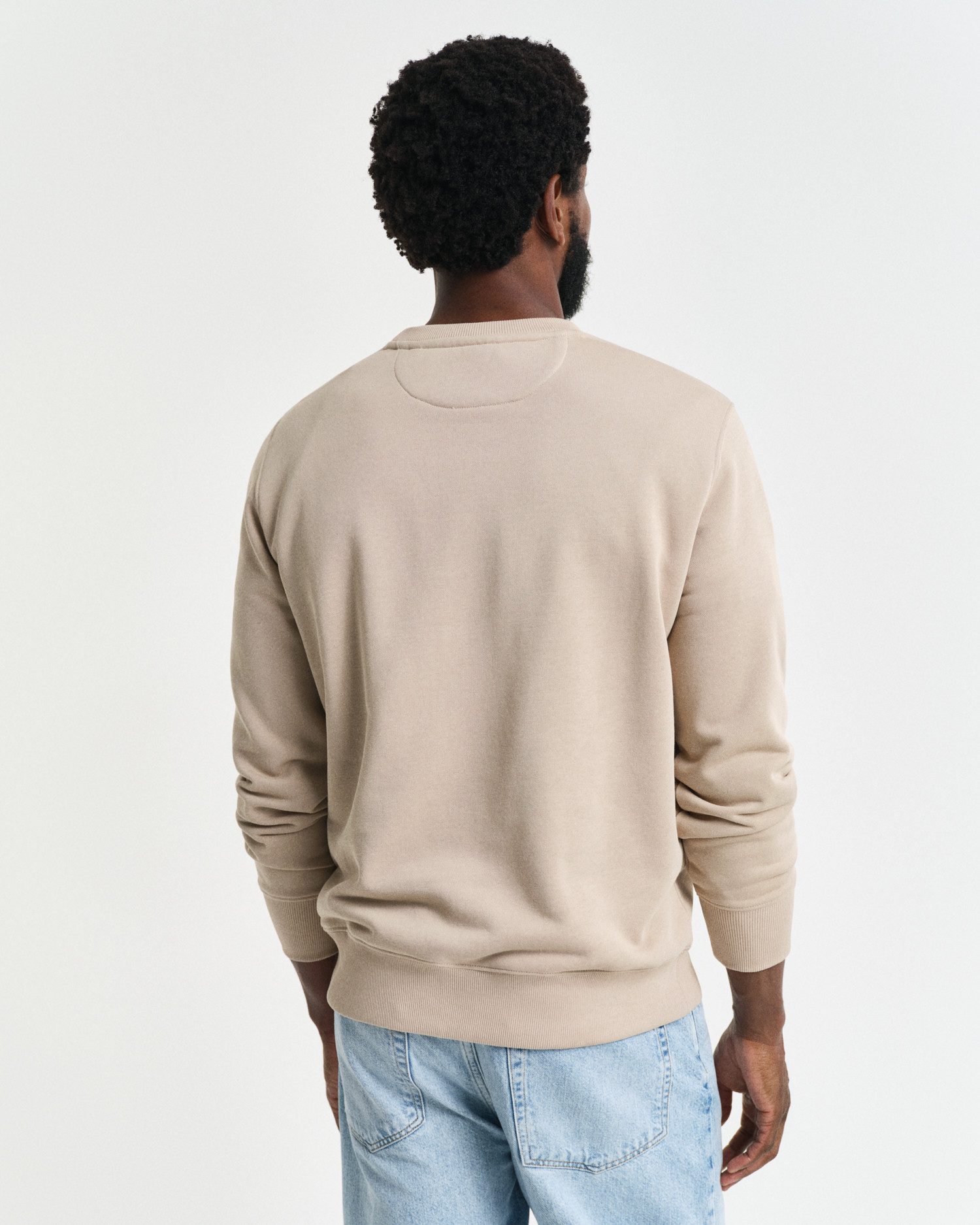Gant Sweatshirt REG SHIELD C-NECK SWEAT met logoborduursel op borsthoogte