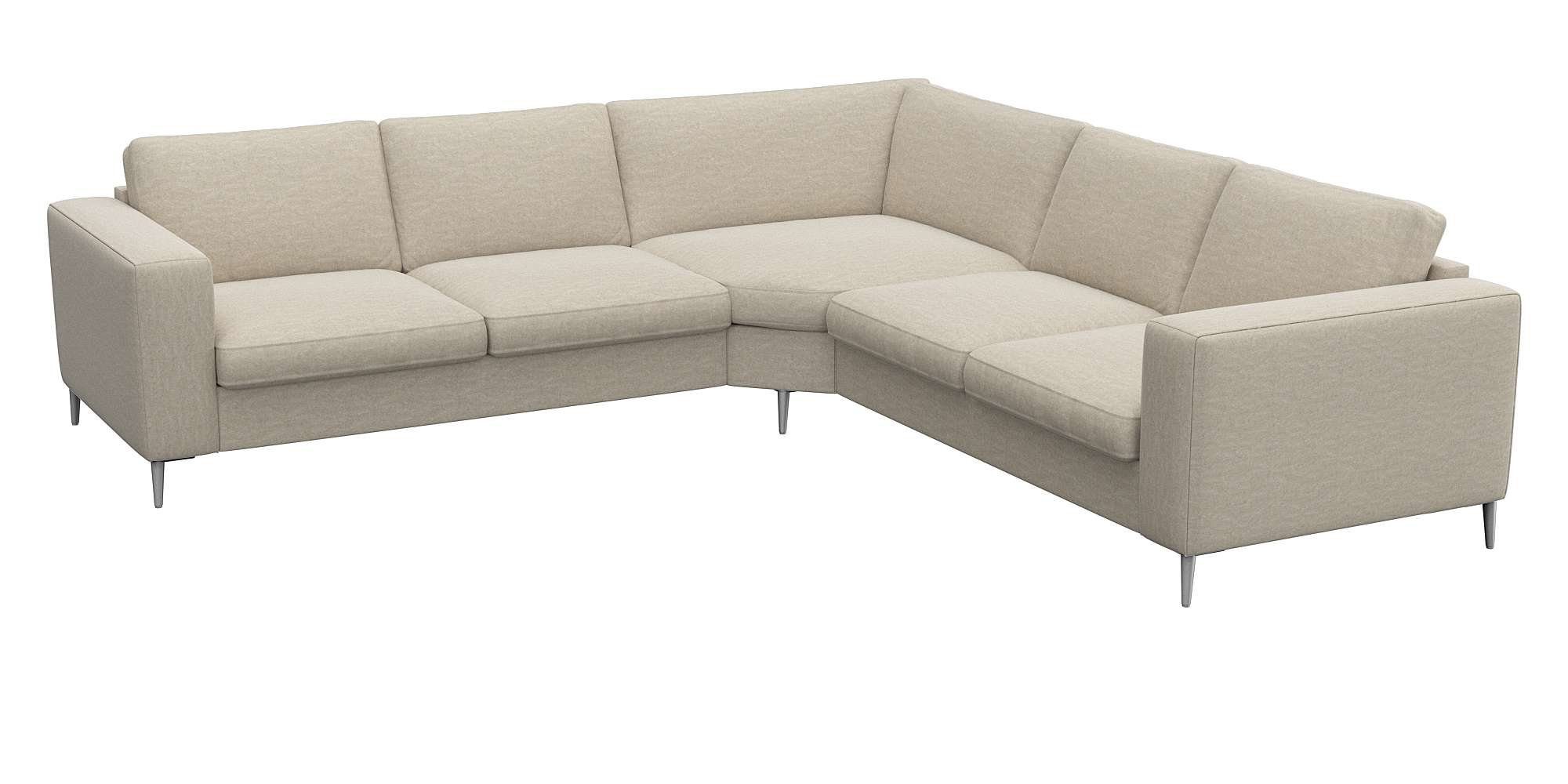 FLEXLUX Hoekbank Fiore, gelijkbenig, super zitcomfort door koudschuim in de zitting
