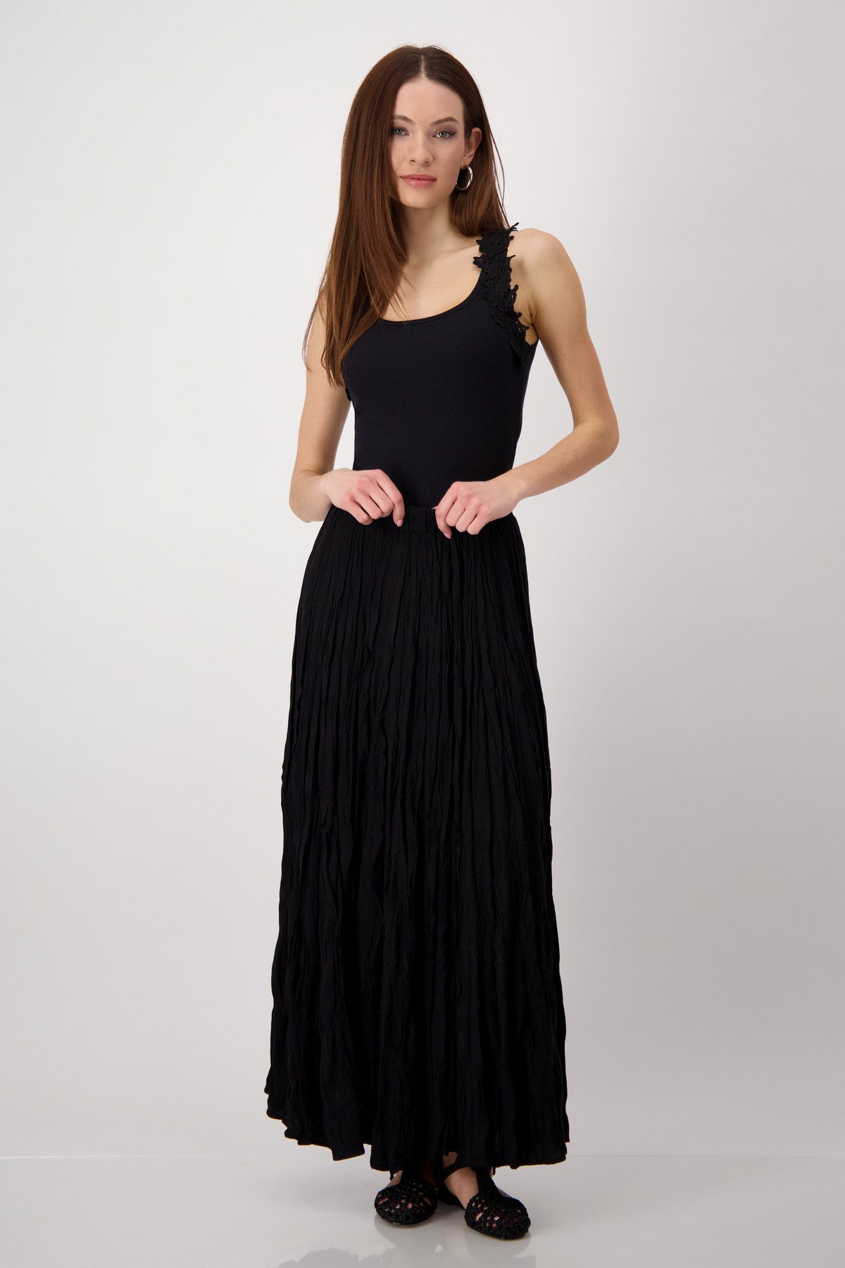 Monari Maxirok Rok Crash Met elastische taille