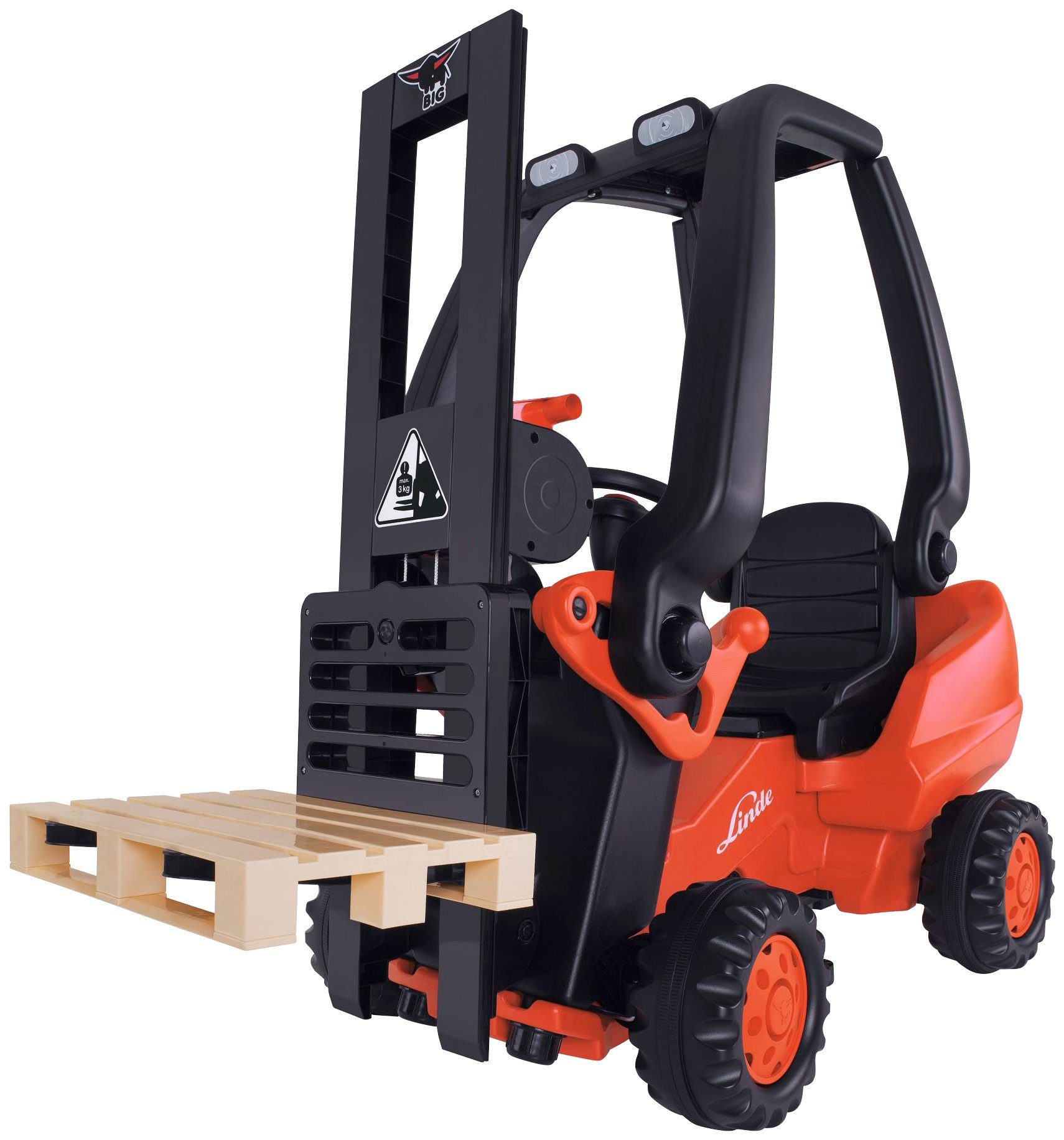 BIG Trap-vorkheftruck Linde Baureihe 394 Bxdxh: 56x105x130 cm