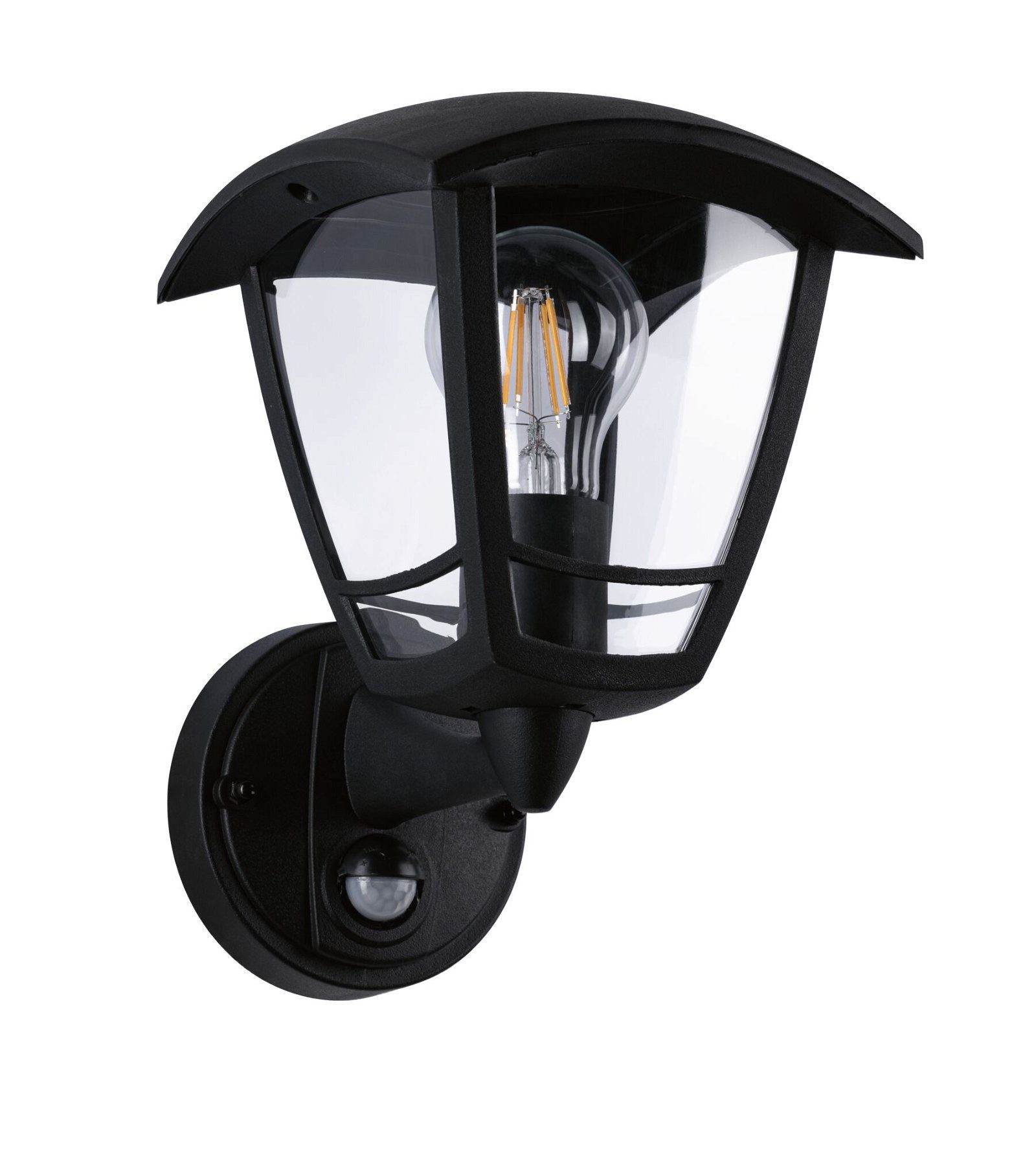 Paulmann Wandlamp voor buiten Classic Curved IP44 vierkant 164x180mm max. 12W 230V zwart kunststof (1 stuk)