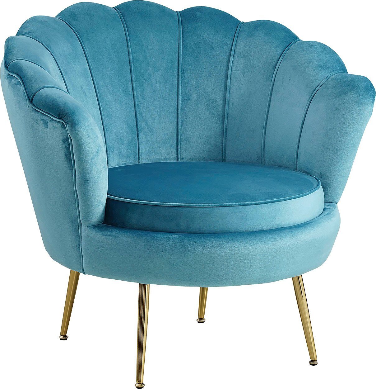 SalesFever Loungestoel Clam opvallend schelpdesign