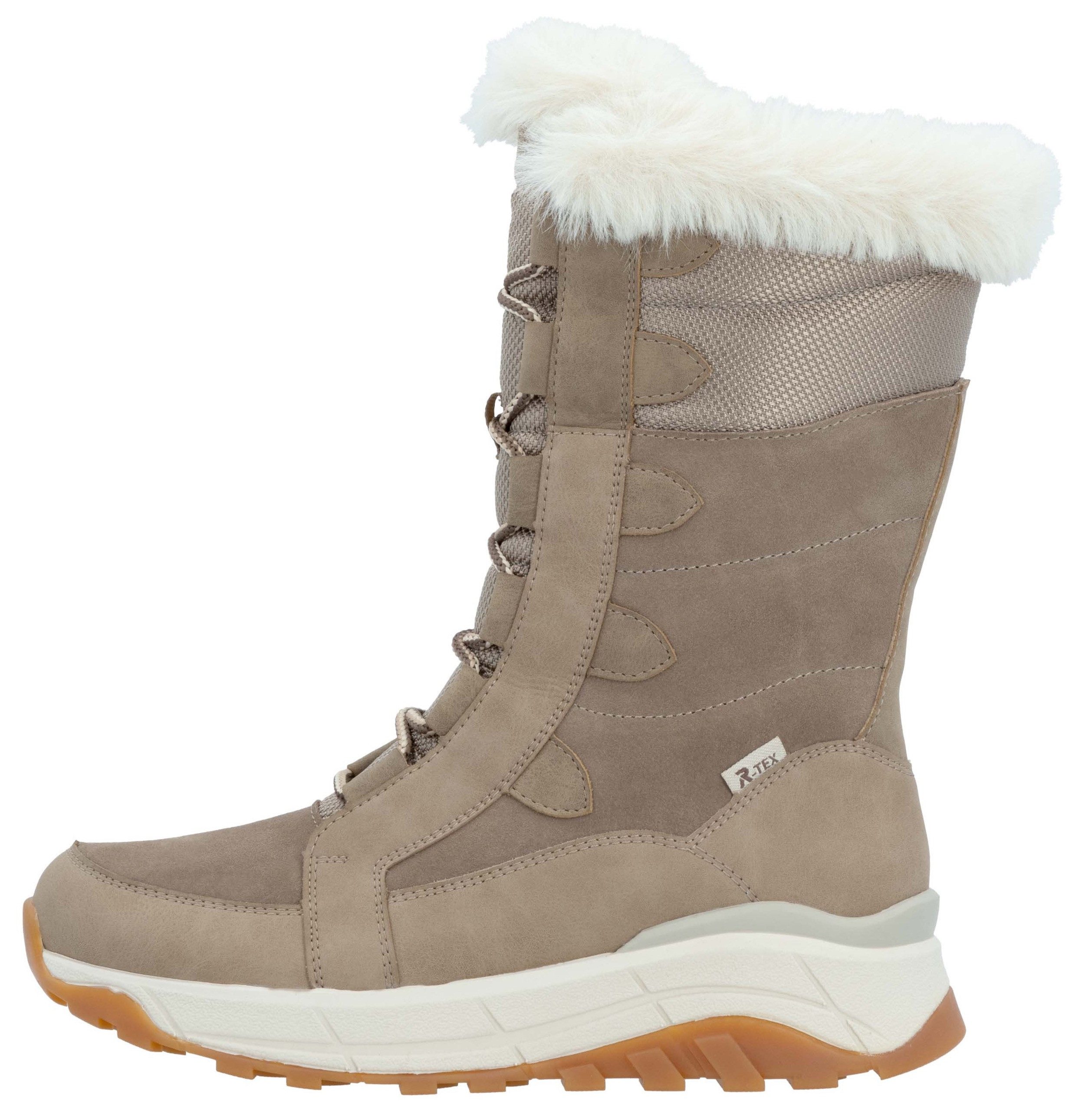 Rieker EVOLUTION Winterlaarzen snow boots, winter boots with lambswool lining, fiber grip sole
