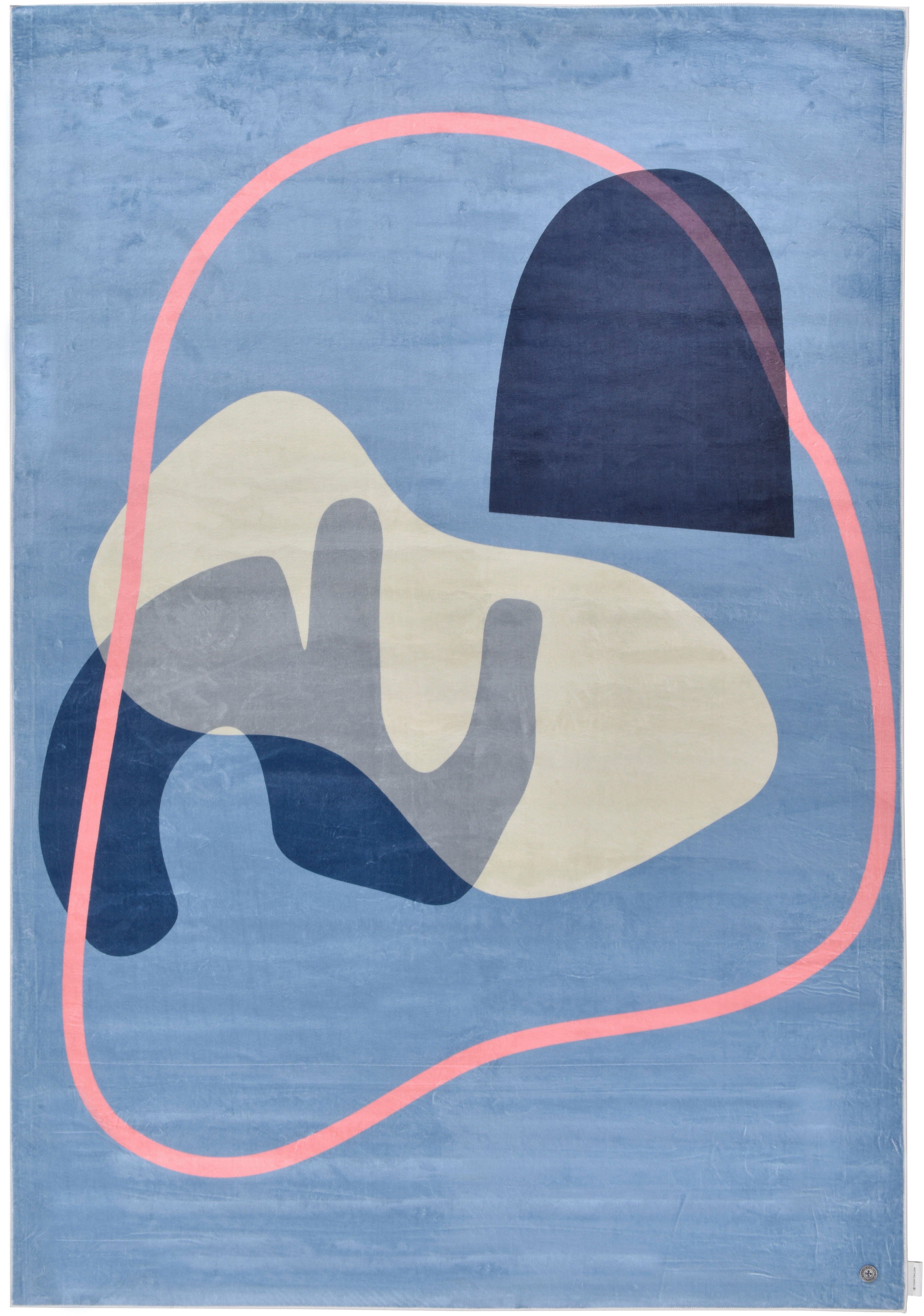 TOM TAILOR HOME Vloerkleed Shapes - FIVE Korte pool, gedessineerd, modern design