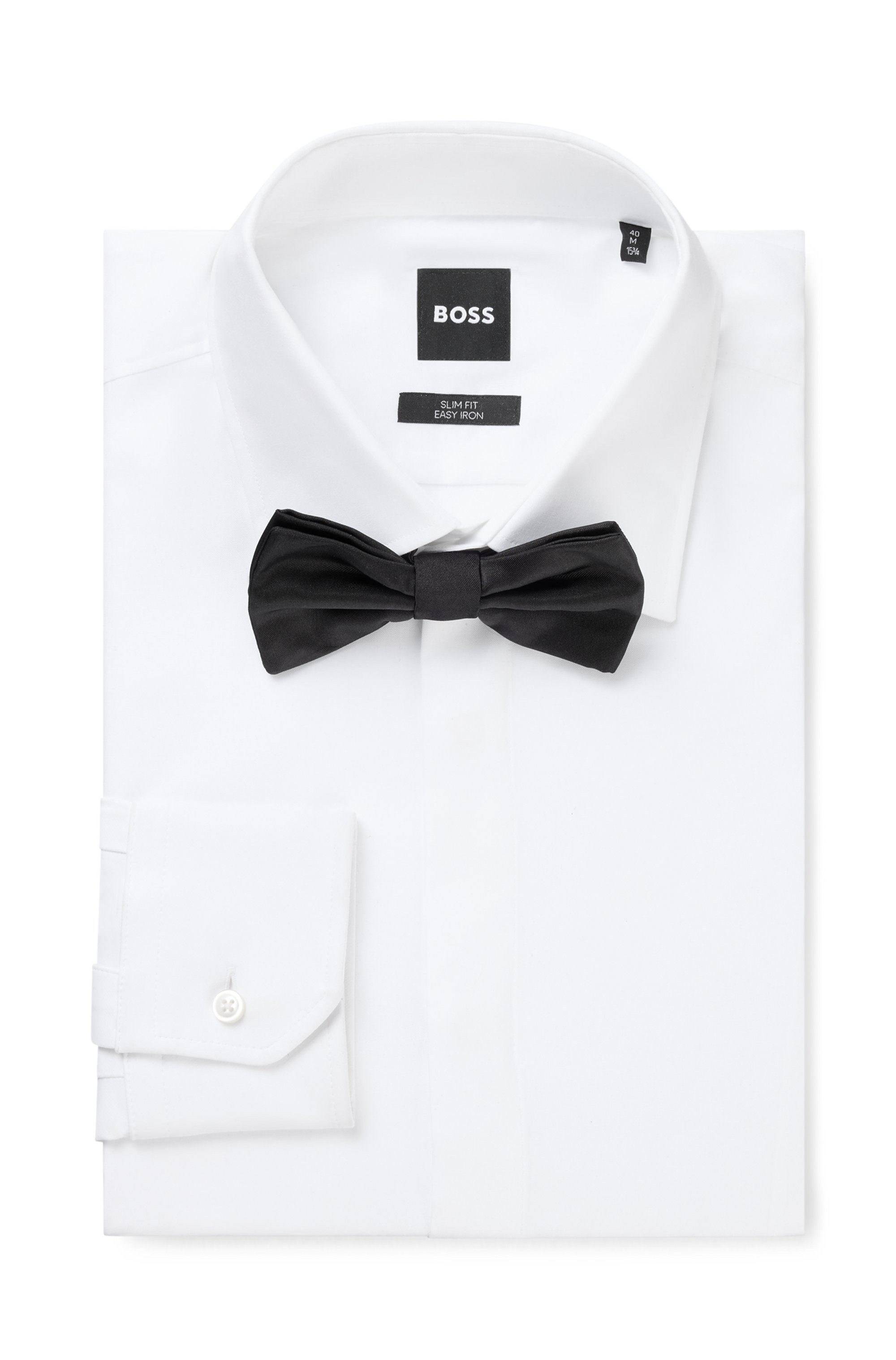 Boss Vlinderdasje H-BOW TIE van zuivere zijde