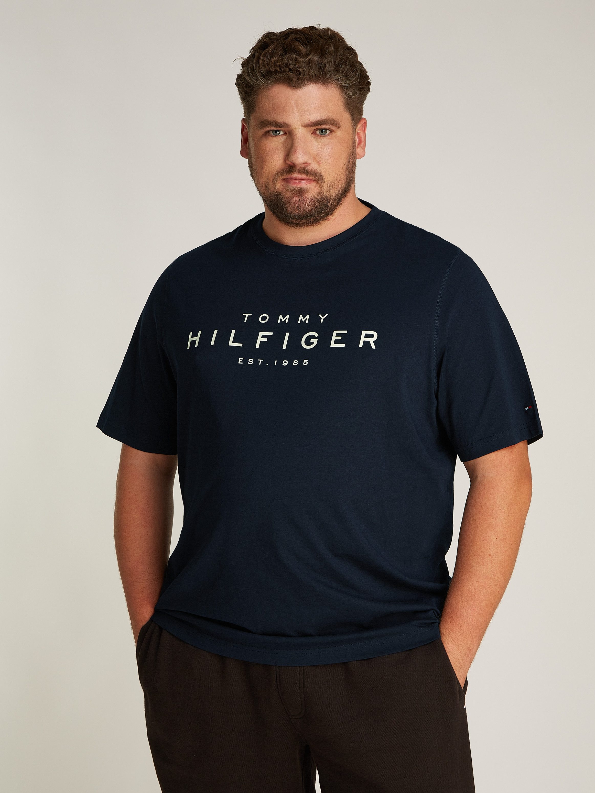 Tommy Hilfiger Shirt met ronde hals BT-BIG RWB HILFIGER TEE-B