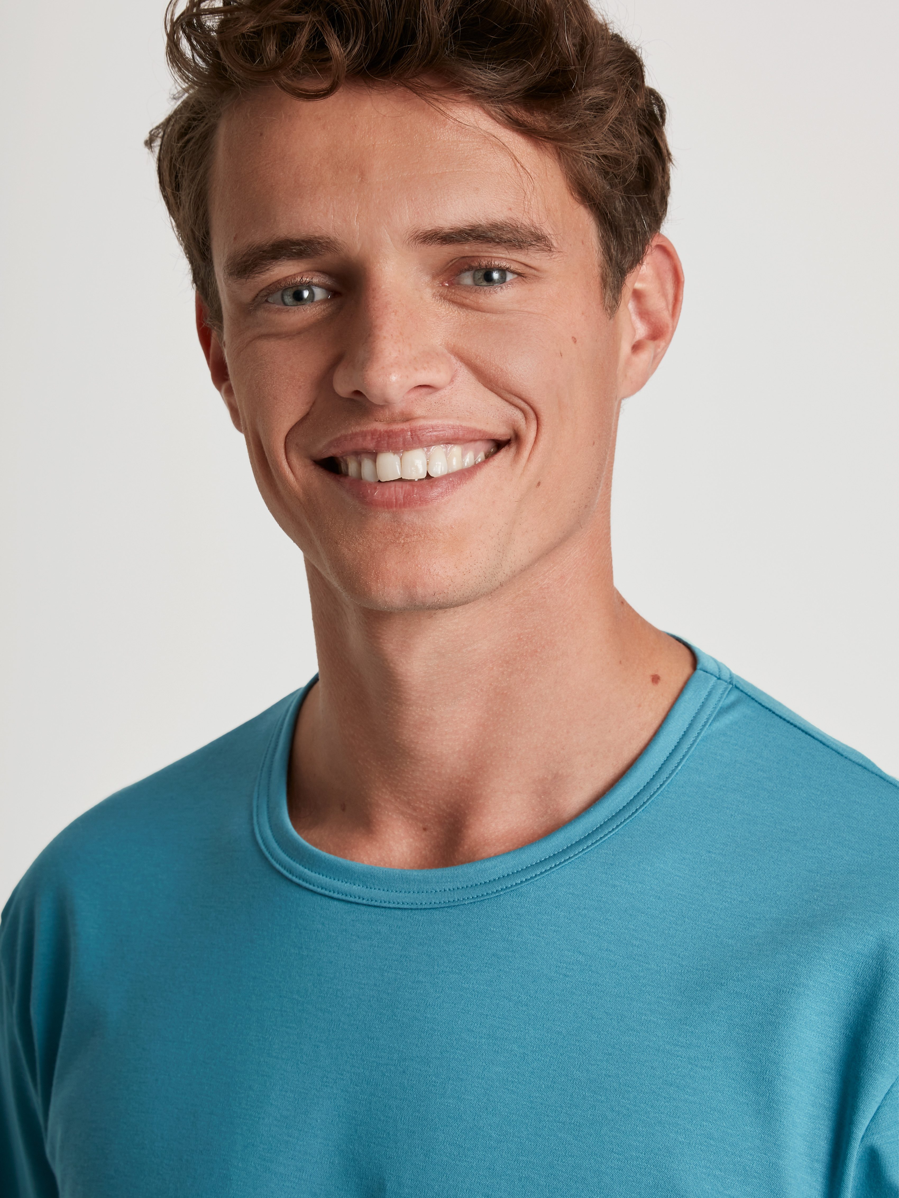 CALIDA Pyjama Relax Streamline 2 met zachte ribboorden (2-delig)