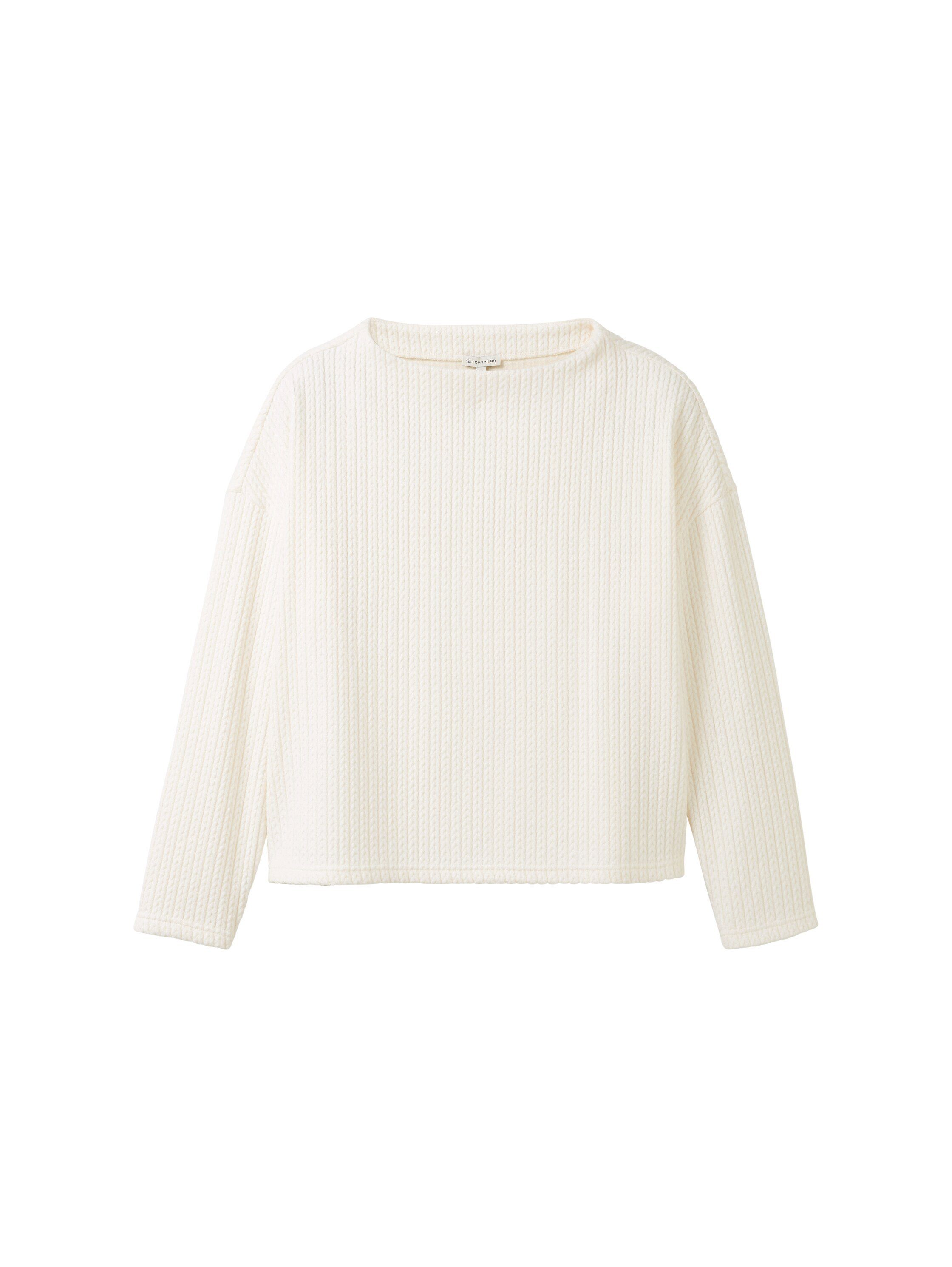 Tom Tailor Sweatshirt met drop-shoulder naad