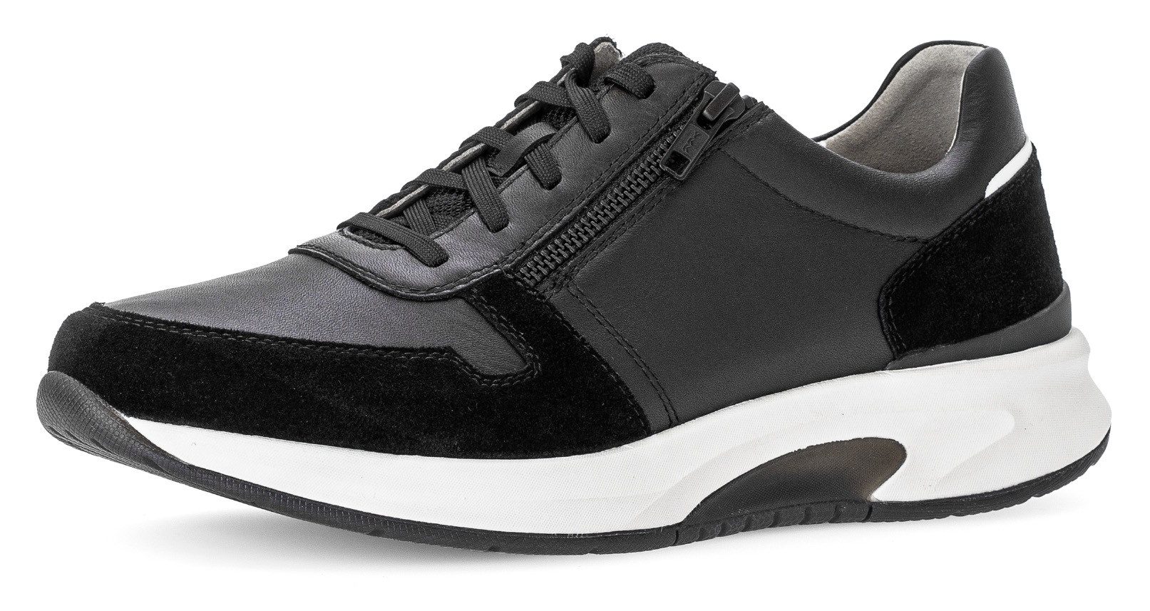 Gabor Rollingsoft Sneakers met sleehak veterschoenen comfort schoen vrijetijdsschoen breedte g 1 2 (= breed)