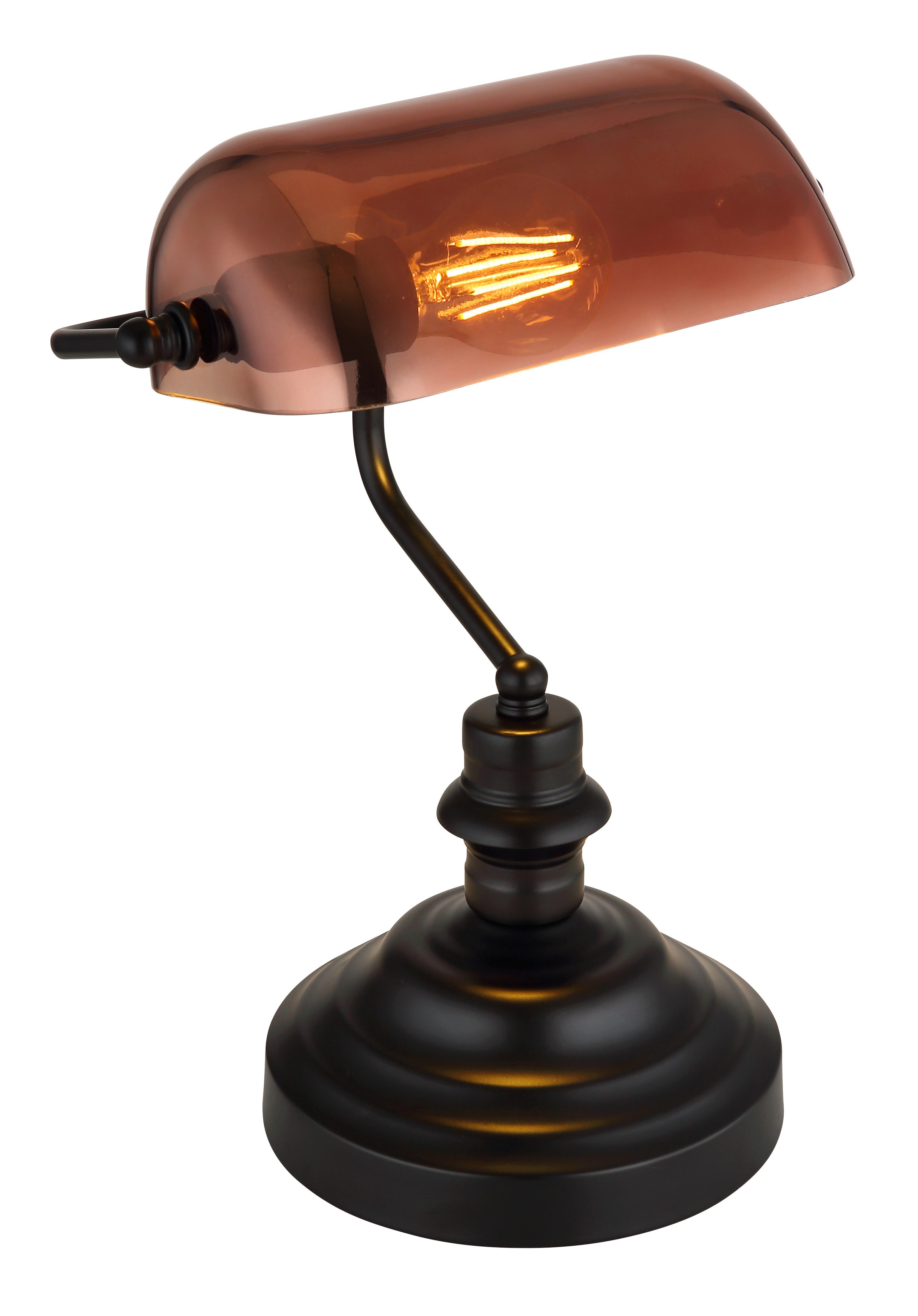 Globo Lightning Bureaulamp Antiek Bankierslamp bankierlamp (1 stuk)