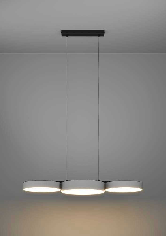 EGLO Hanglamp BARBANO-Z hanglamp, grijs wit, ZigBee 3.0, disco-modus, timer (1 stuk)