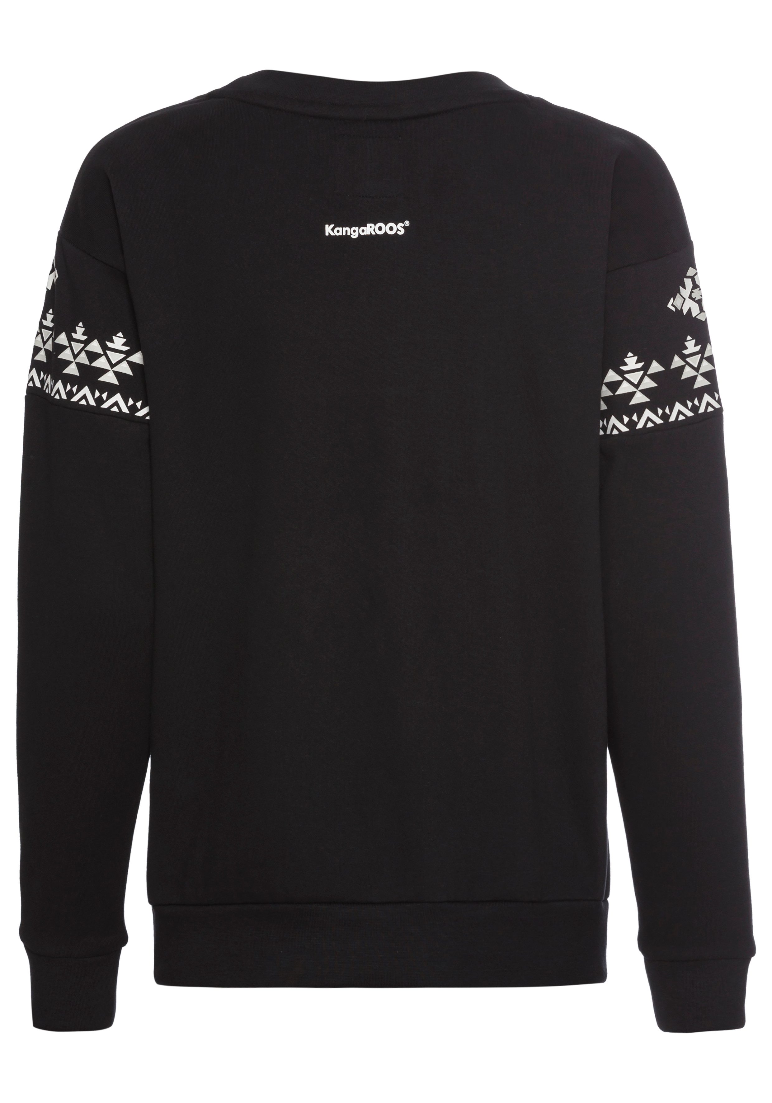 KangaROOS Sweatshirt met noorse print