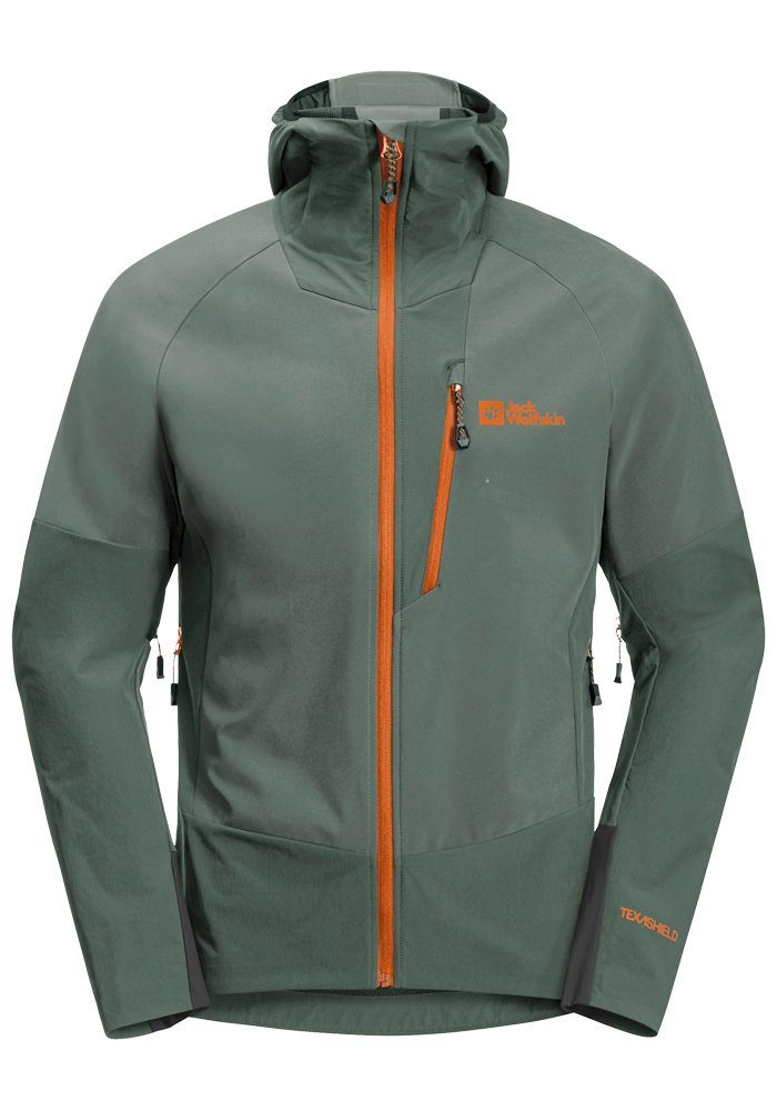Jack Wolfskin Softshell-jack ALPSPITZE HOODY M
