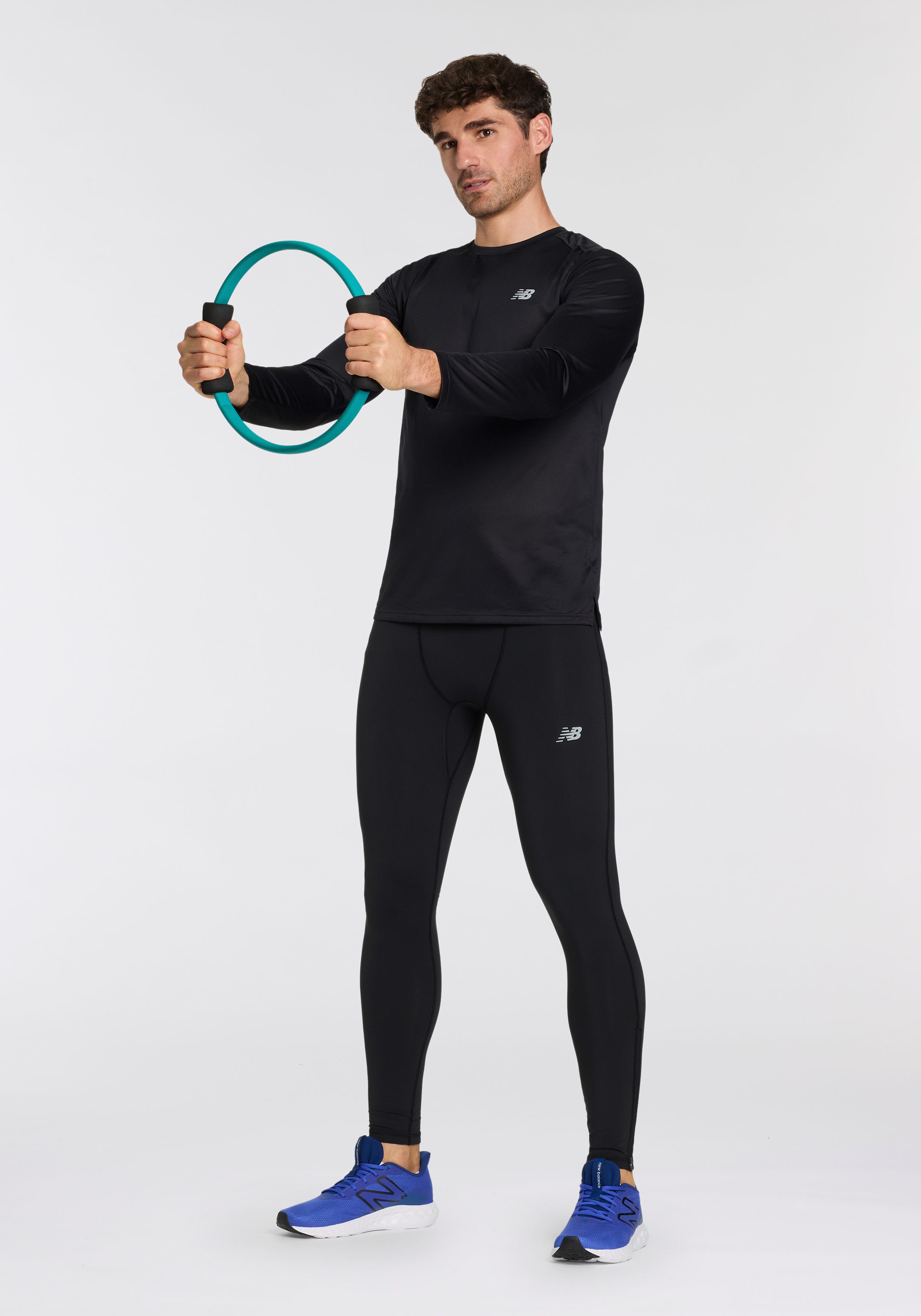 New Balance Runningshirt Sport Essentialsongleeve NB NAVY