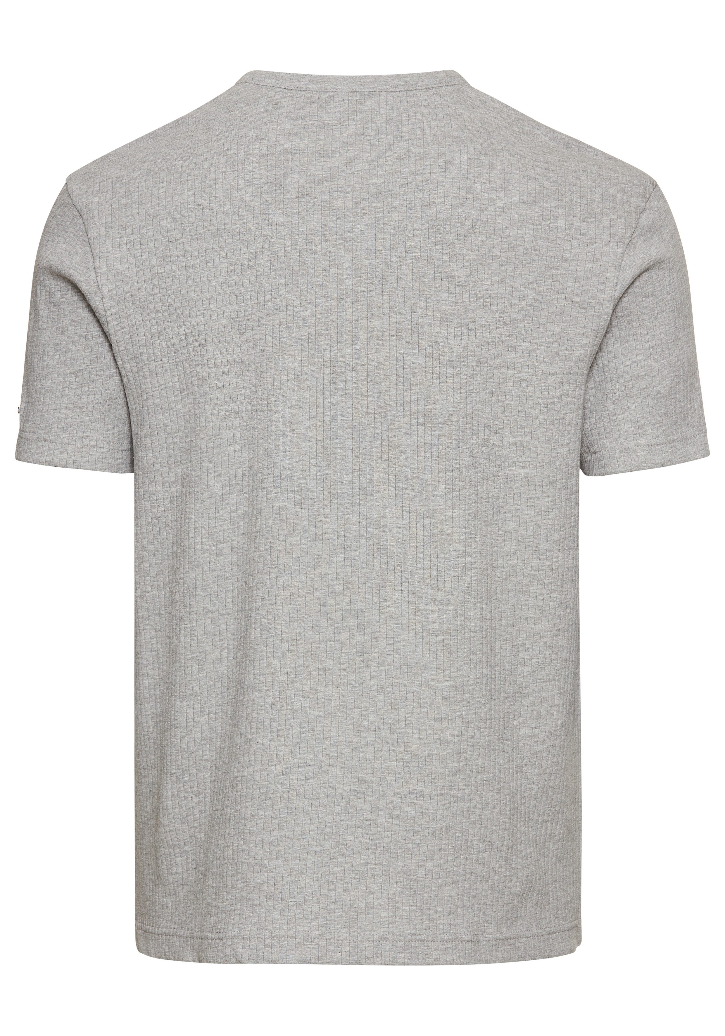 Bruno Banani Henleyshirt in elastische ribkwaliteit