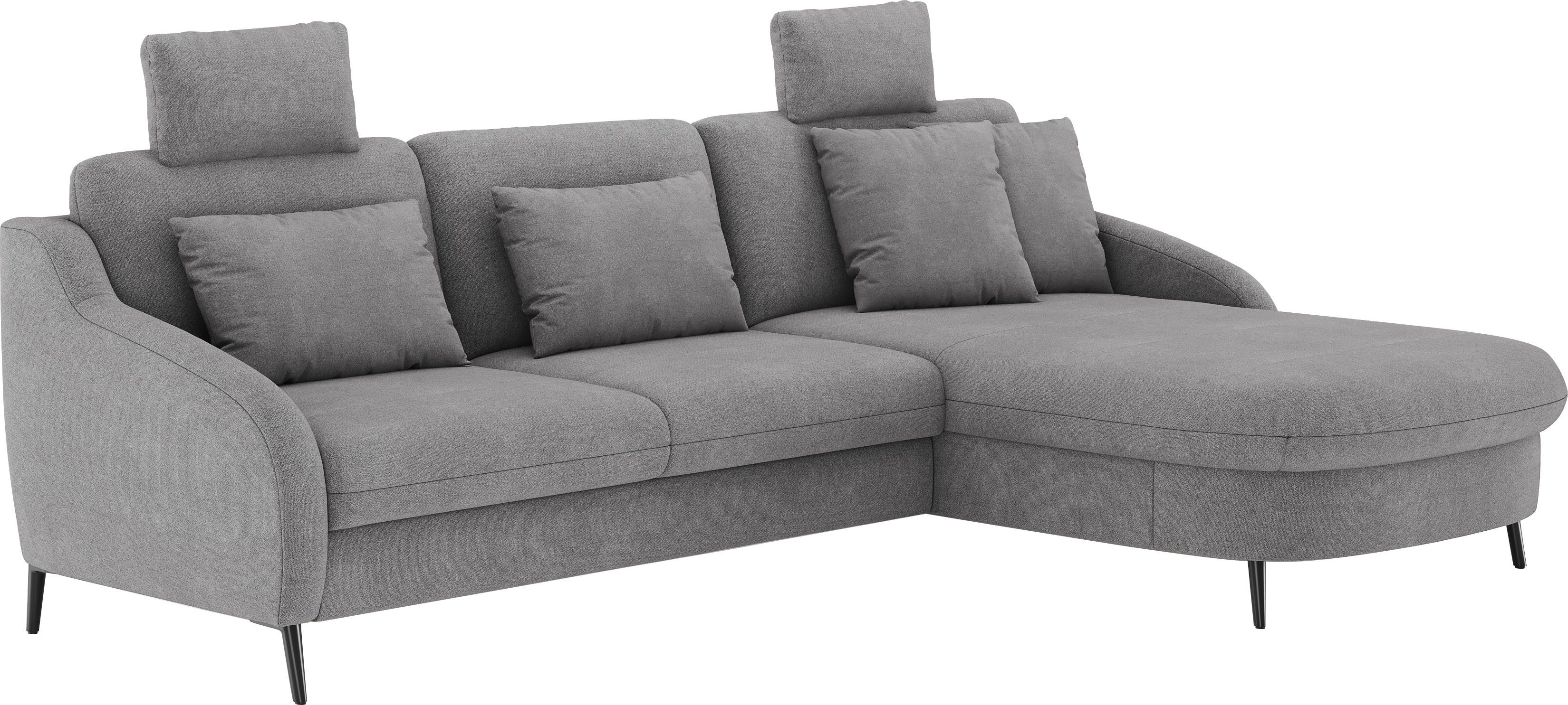 sit&more Hoekbank Soul L-vorm optioneel met bedfunctie en bedlade of lade