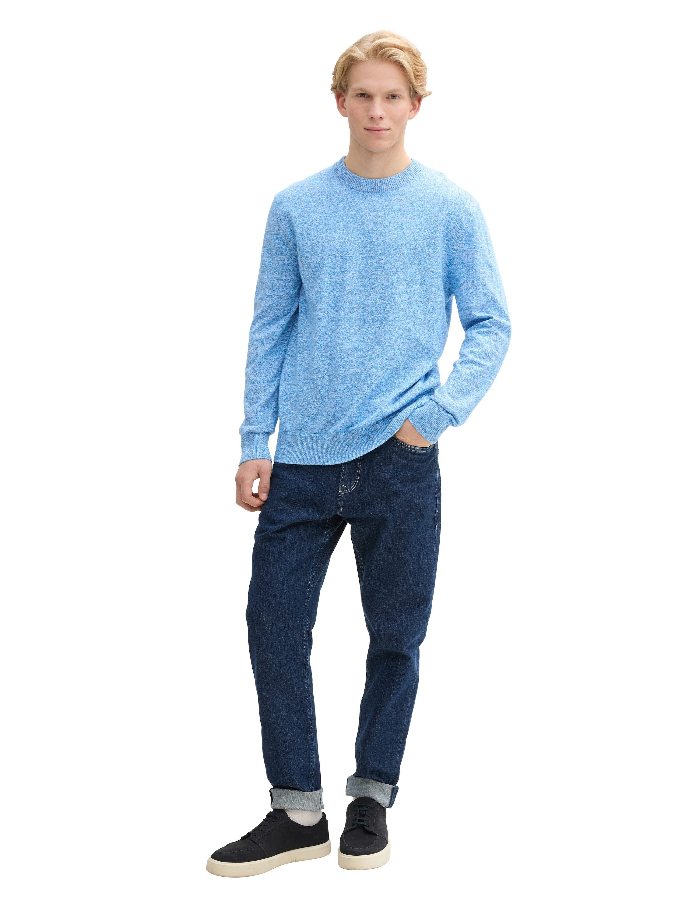 Tom Tailor Denim Gebreide trui in gemêleerde look