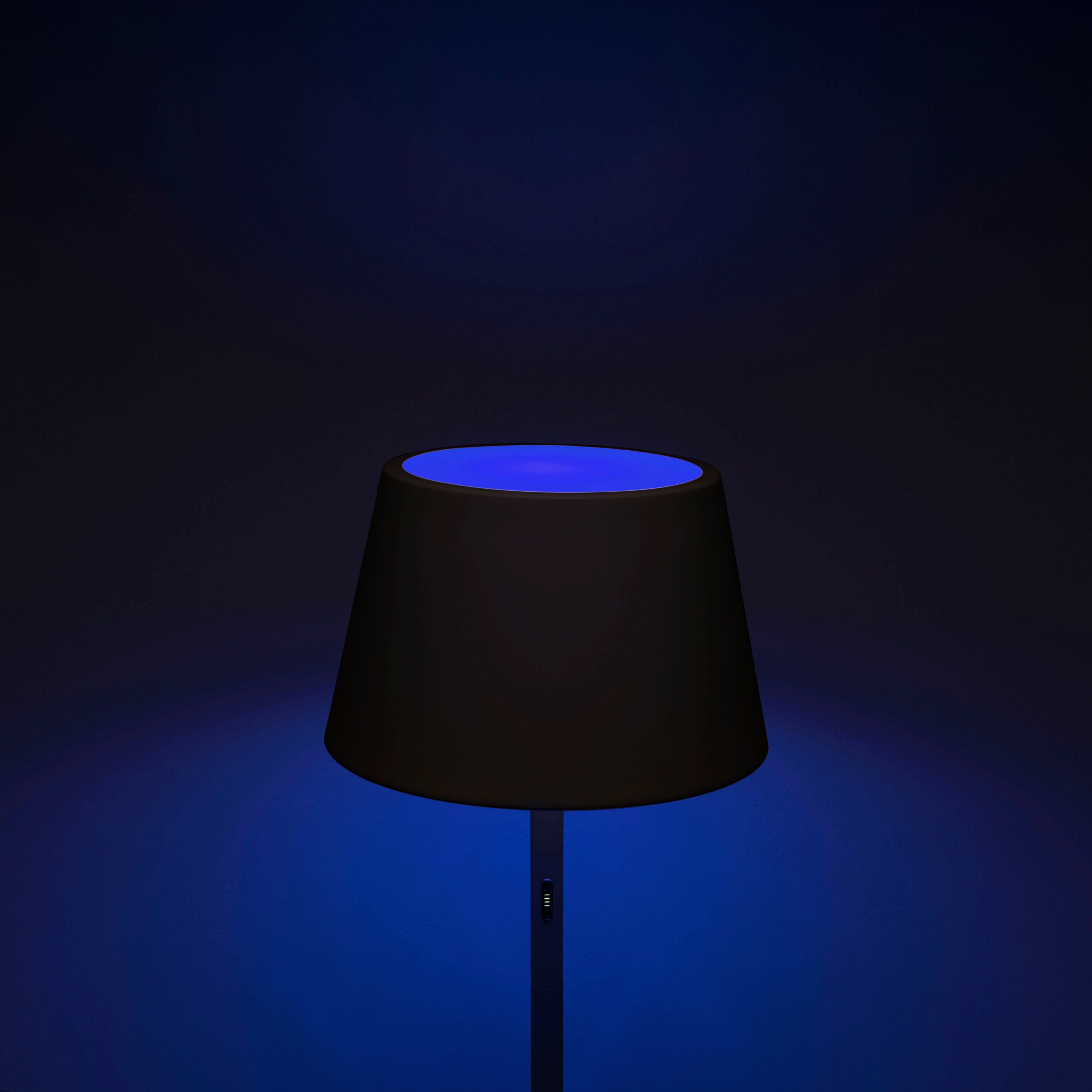 KONSTSMIDE Led-staande lamp Pomezia Pomezia LED USB-vloerlamp, 2700K/3000K/4000K, dimbaar (2 stuks)