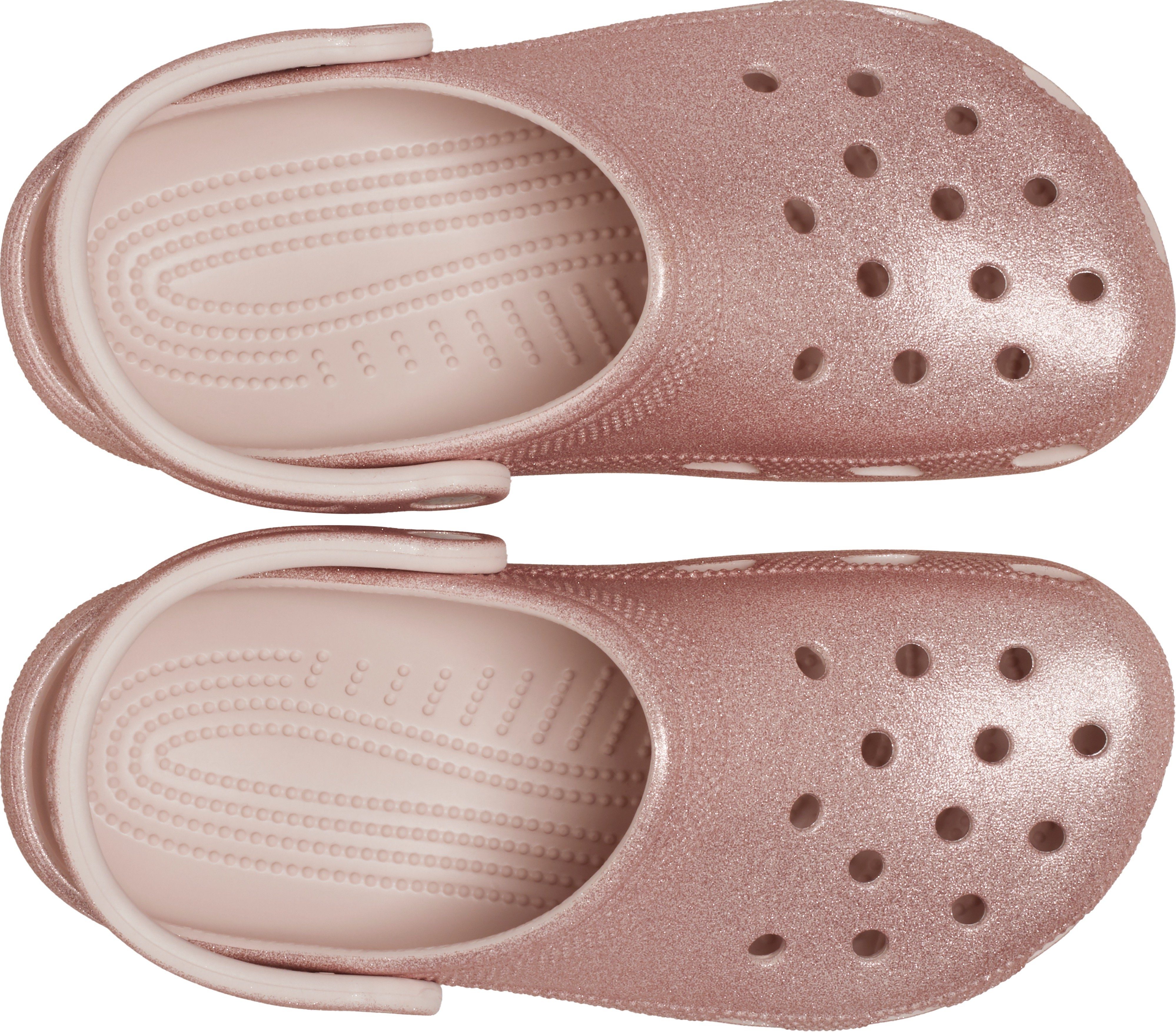 Crocs Pantoffels Classic Glitter Clog, Badsandaal zomerschoen, slippers, instapschoen versierd met glitters