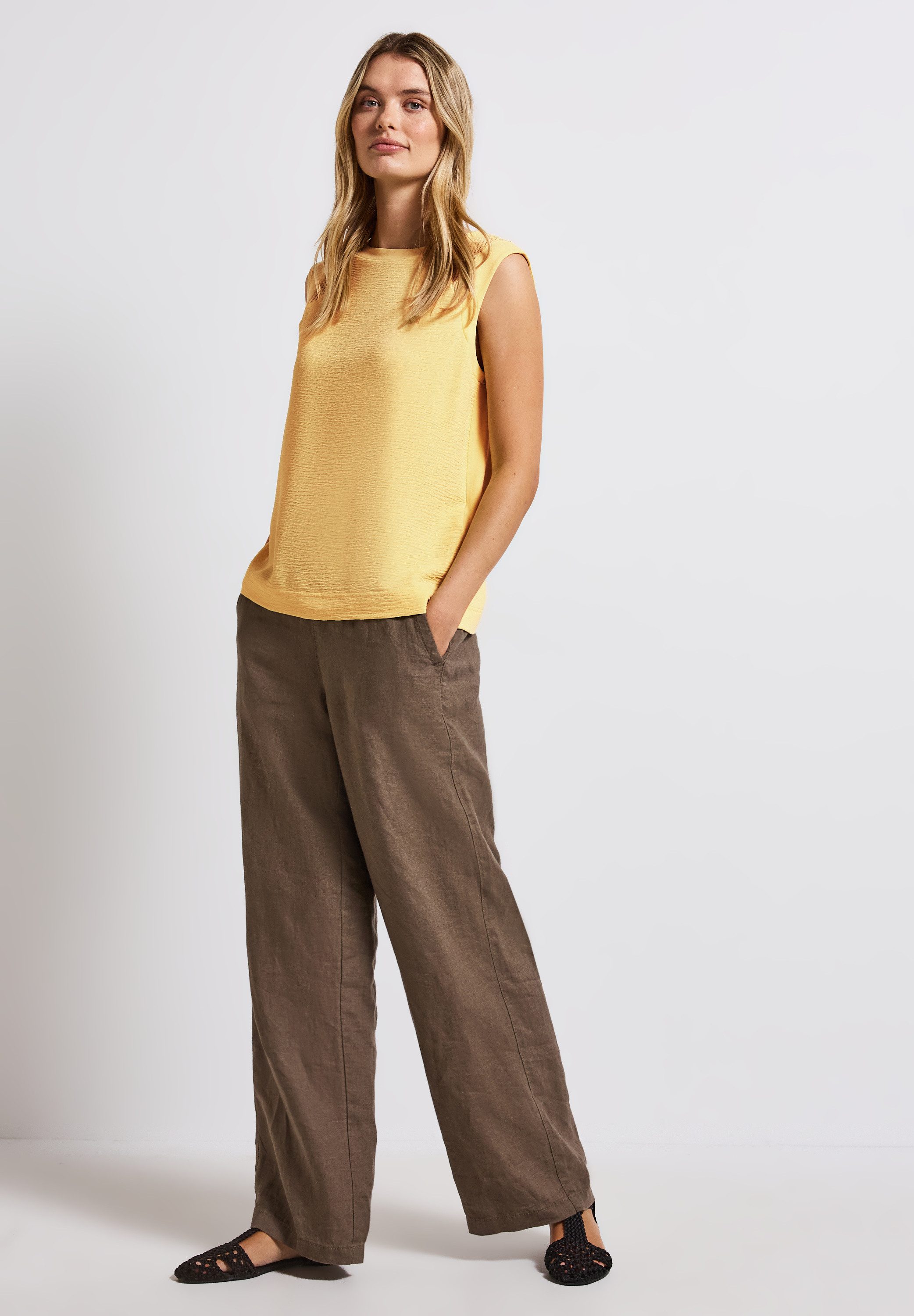STREET ONE Shirttop met mesh details