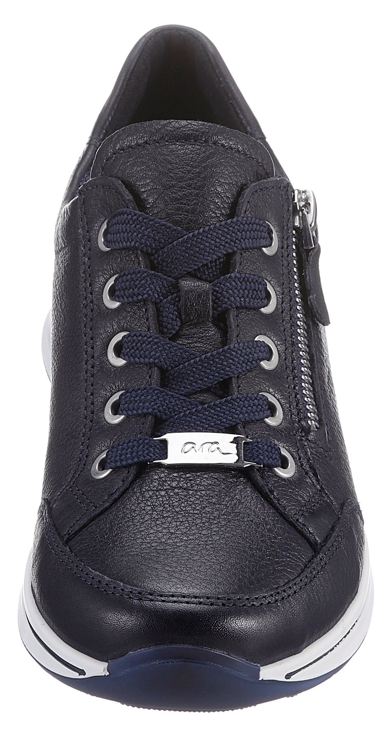 Ara Sneakers OSAKA met rits, h-breedte, vrijetijdsschoen, lage schoen, veterschoen