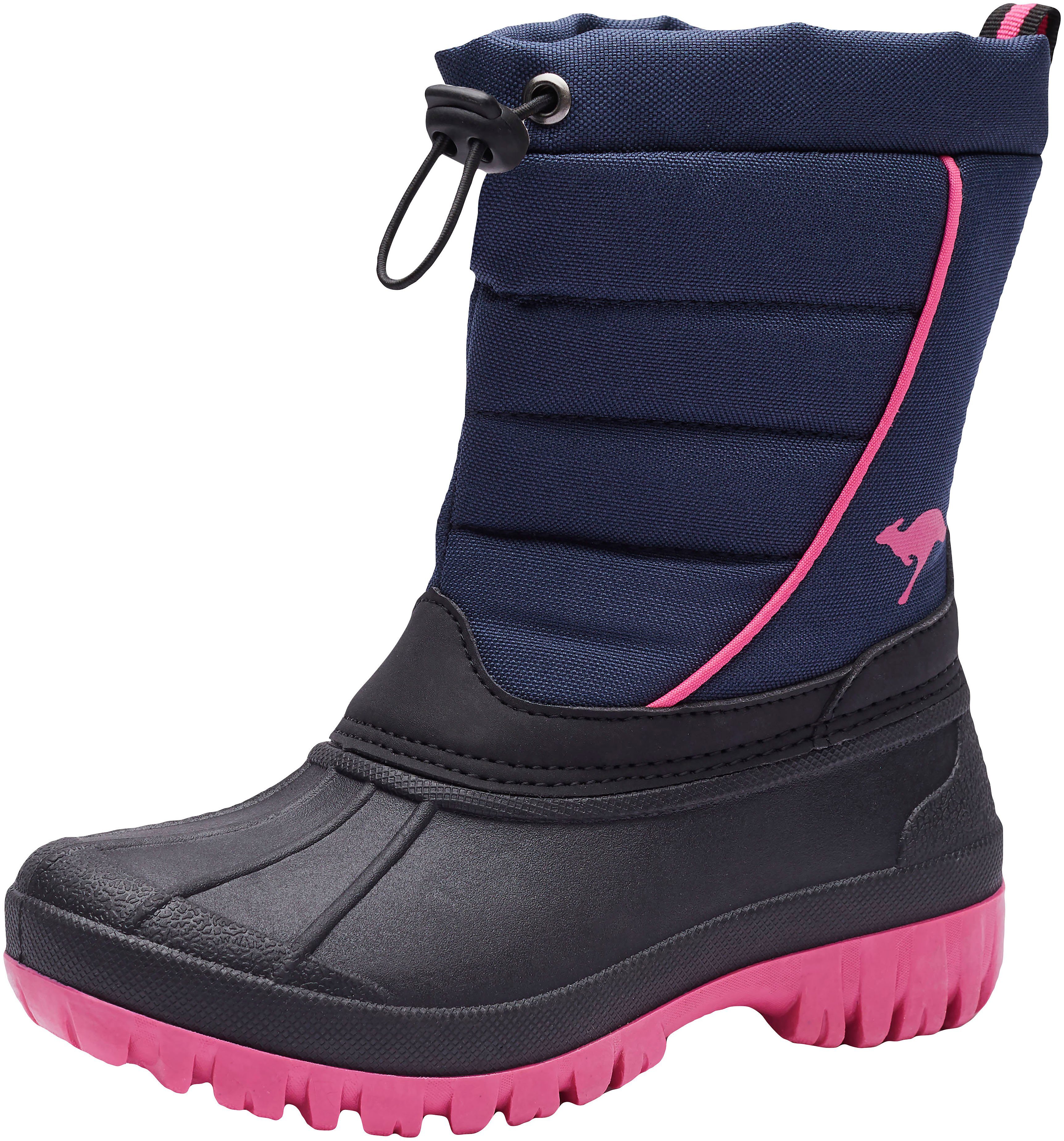 KangaROOS Winterlaarzen K-Ben Snowboots, winterlaarzen, winterschoenen, waterafstotend dames kinderen maat 40 EU blauw