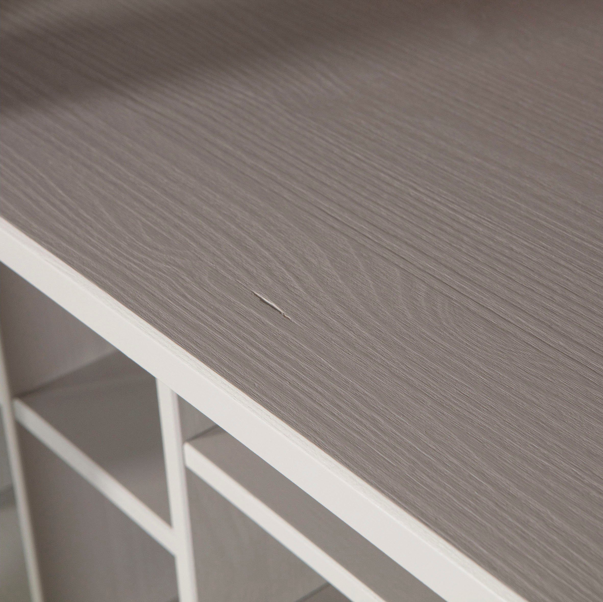 WOOOD Vitrinekast James met glas, veel opbergruimte, h 200 cm x b 125 cm