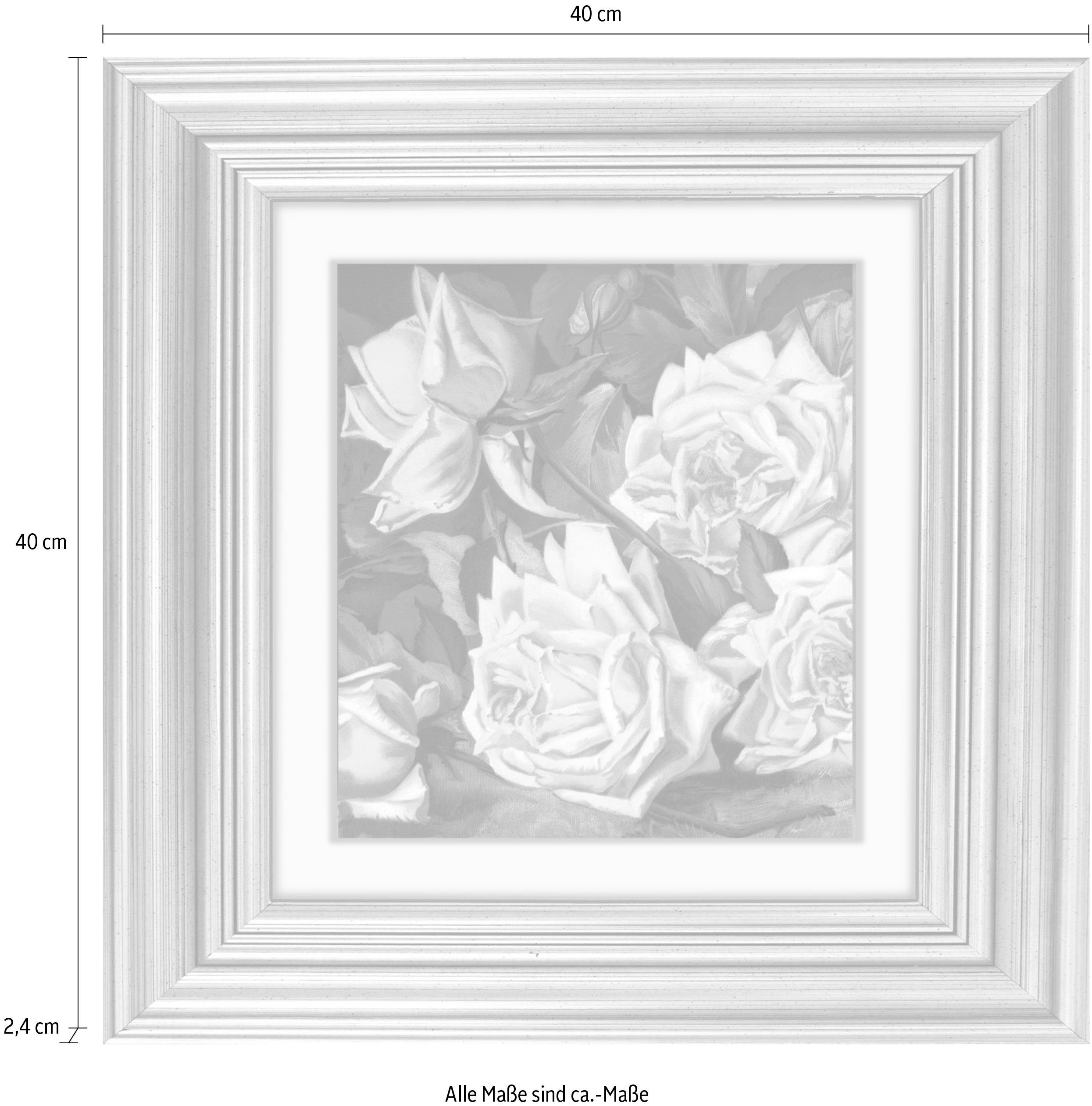 queence Artprint op acrylglas Bloemen Fine Art-print in galeriekwaliteit