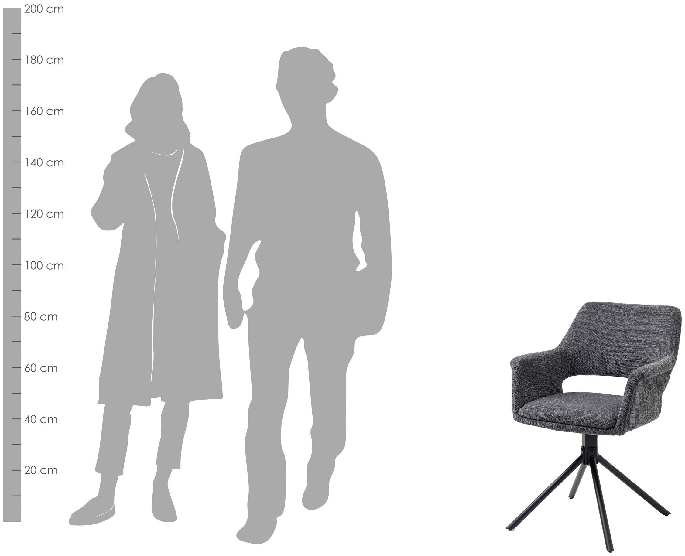 byLIVING Eetkamerstoel Elenore 360° draaibaar (set, 2 stuks)