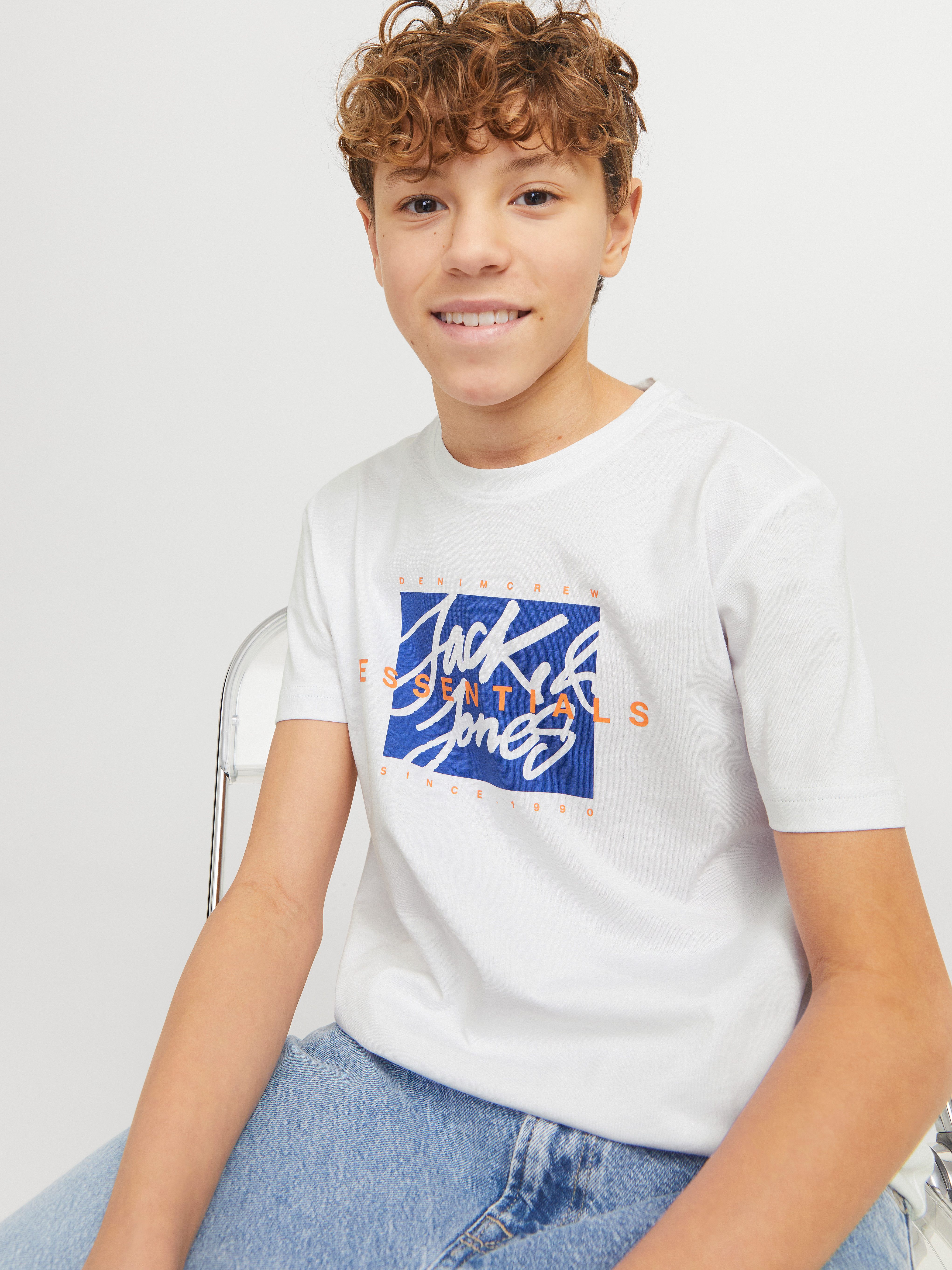 Jack & Jones Junior T-shirt JJCOLTON TEE SS CREW NECK JNR